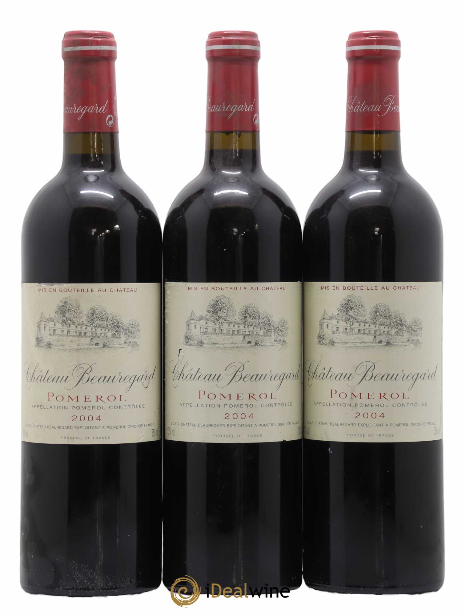 Château Beauregard 2004 - Lot de 3 bouteilles - 0