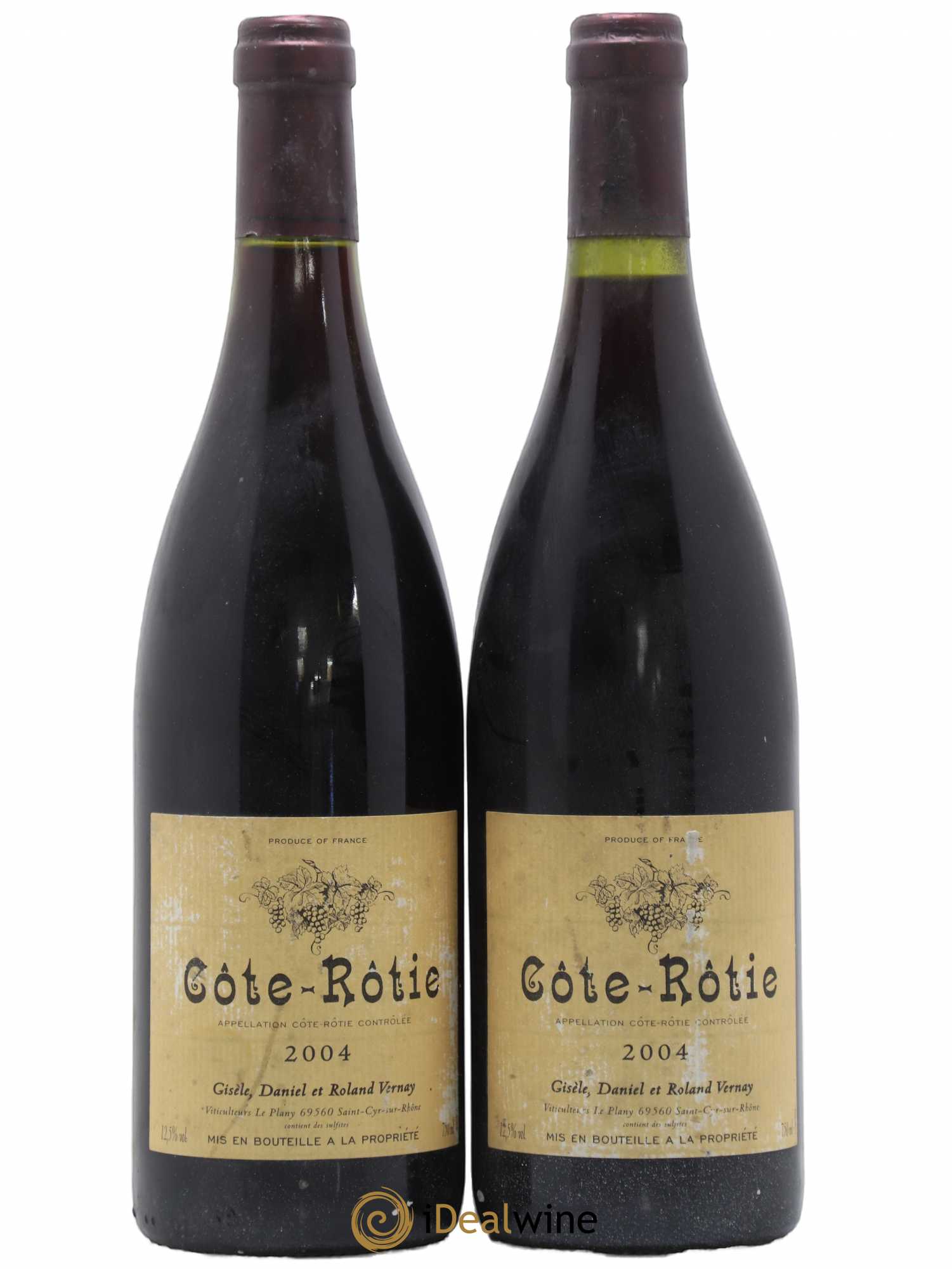 Côte-Rôtie Georges Vernay 2004 - Lot de 2 bouteilles - 0