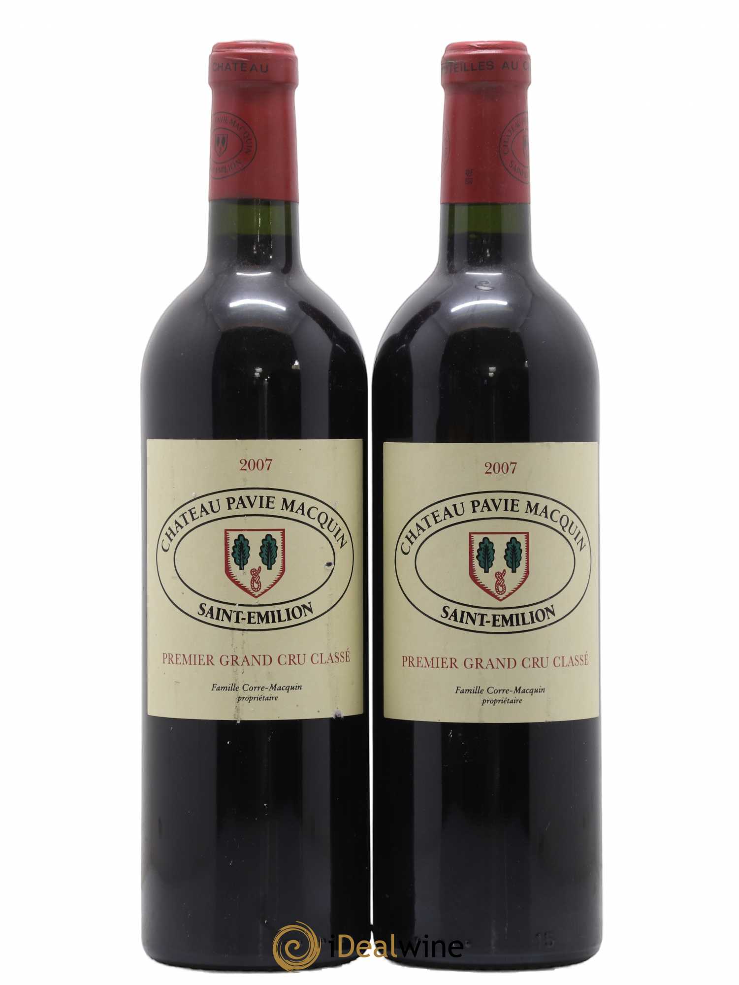 Château Pavie Macquin 1er Grand Cru Classé B 2007 - Lot de 2 bouteilles - 0