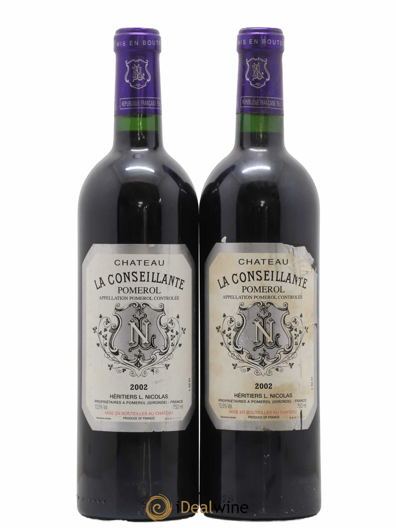 Château la Conseillante 2002 - Lot de 2 bouteilles - 0