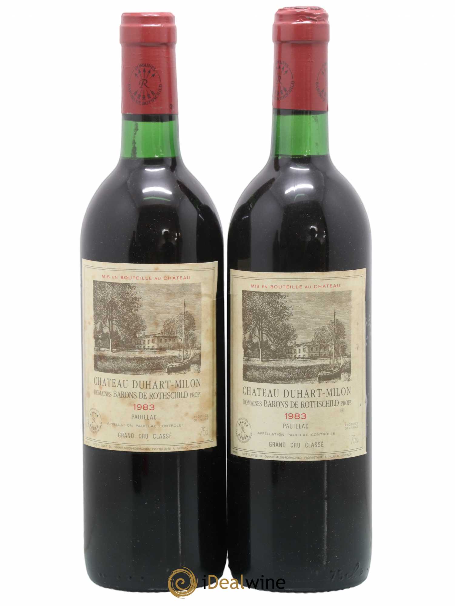 Château Duhart-Milon 4ème Grand Cru Classé 1983 - Lot de 2 bouteilles - 0