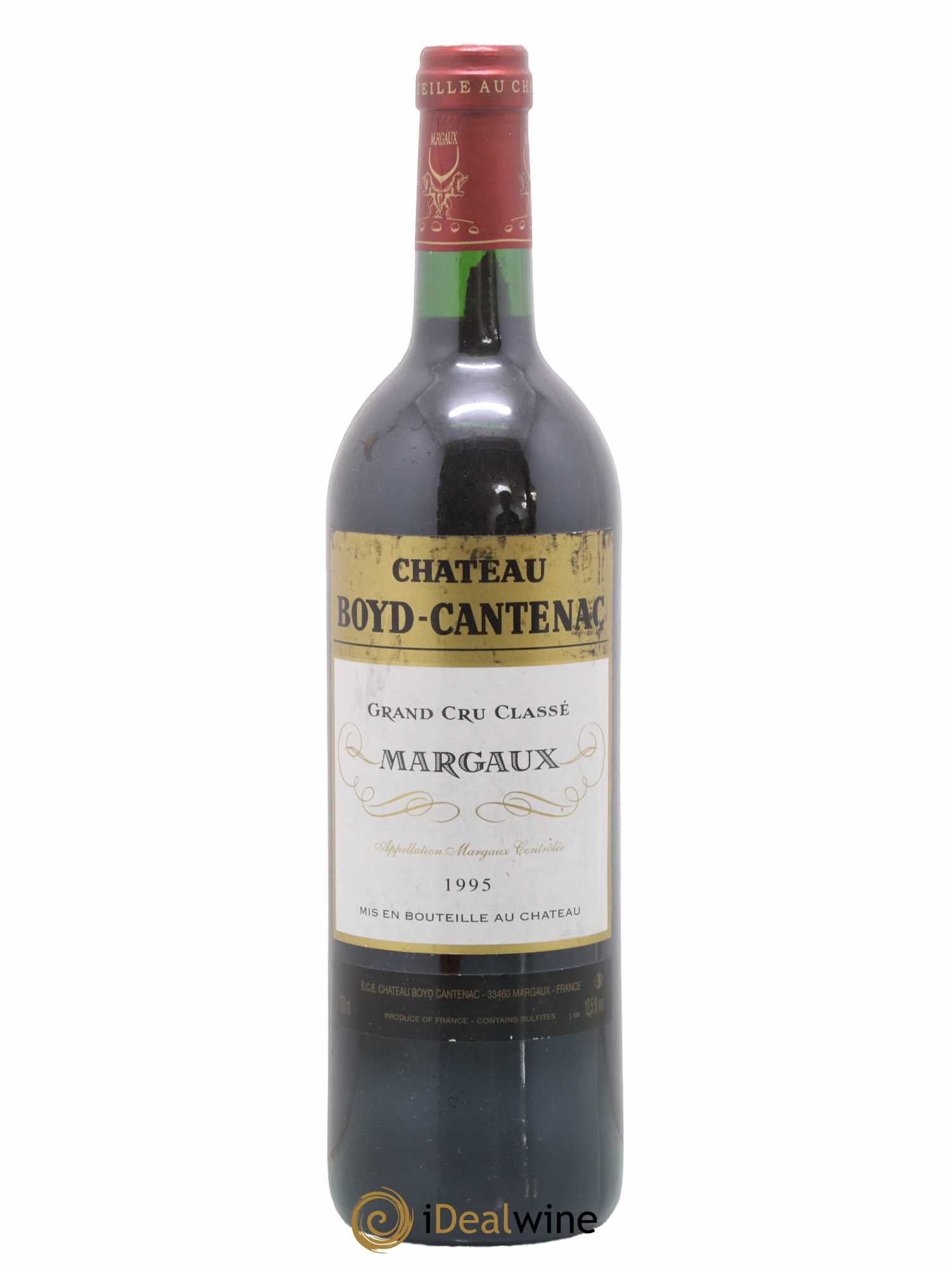 Château Boyd Cantenac 3ème Grand Cru Classé 1995 - Lot de 1 bouteille - 0