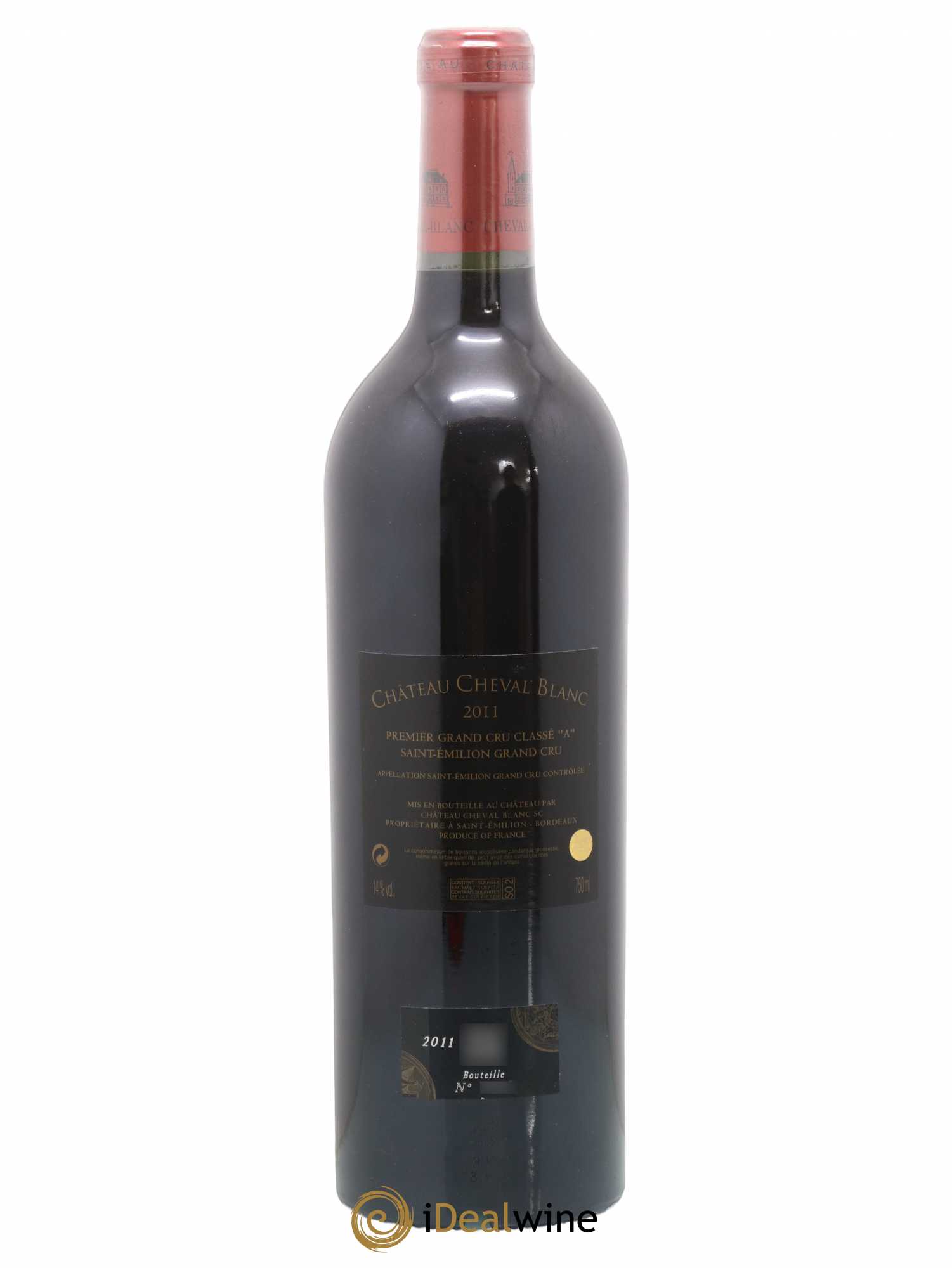 Château Cheval Blanc 1er Grand Cru Classé A 2011 - Lot de 1 bouteille - 1