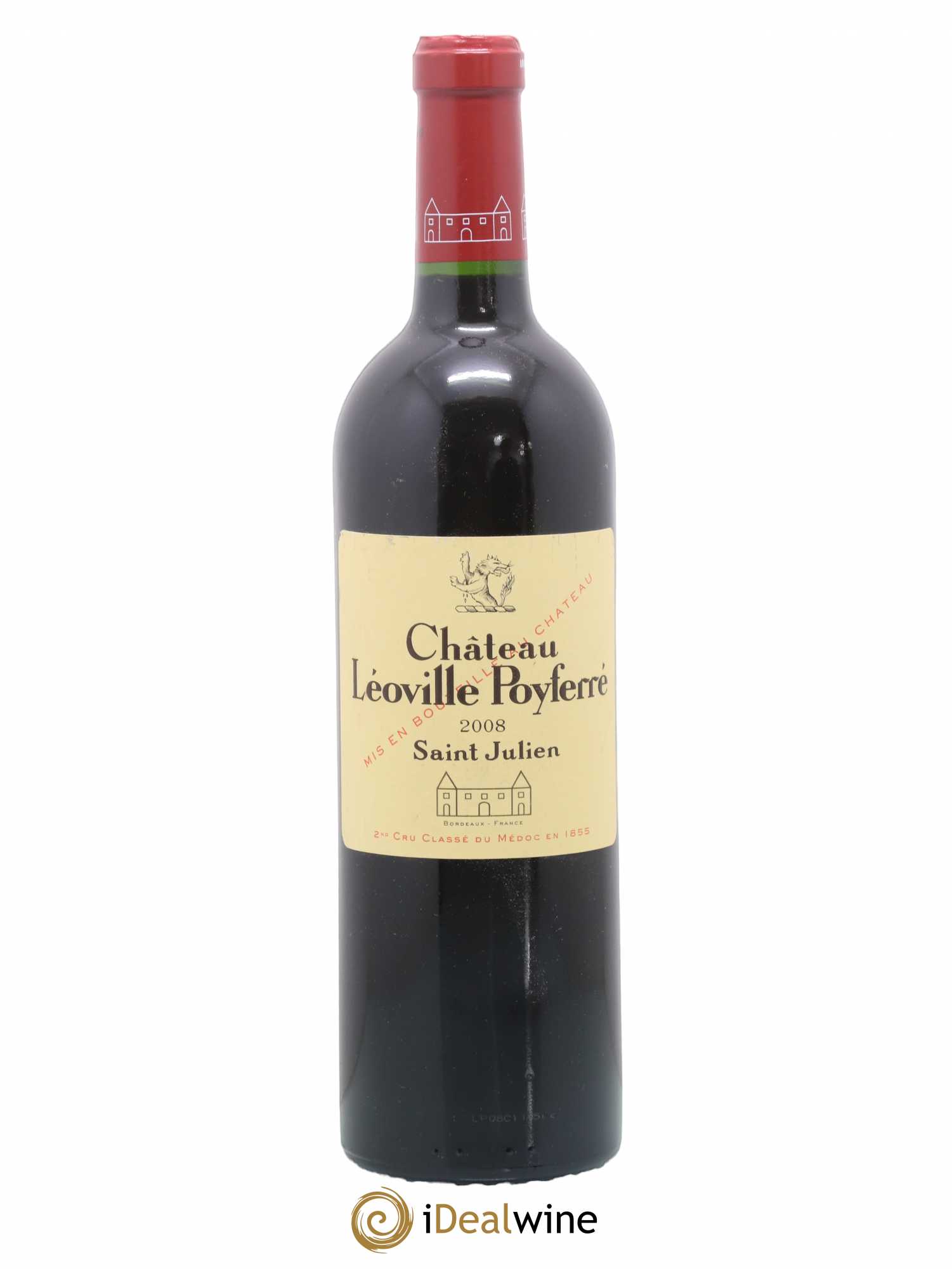 Château Léoville Poyferré 2ème Grand Cru Classé 2008 - Lot de 1 bouteille - 0