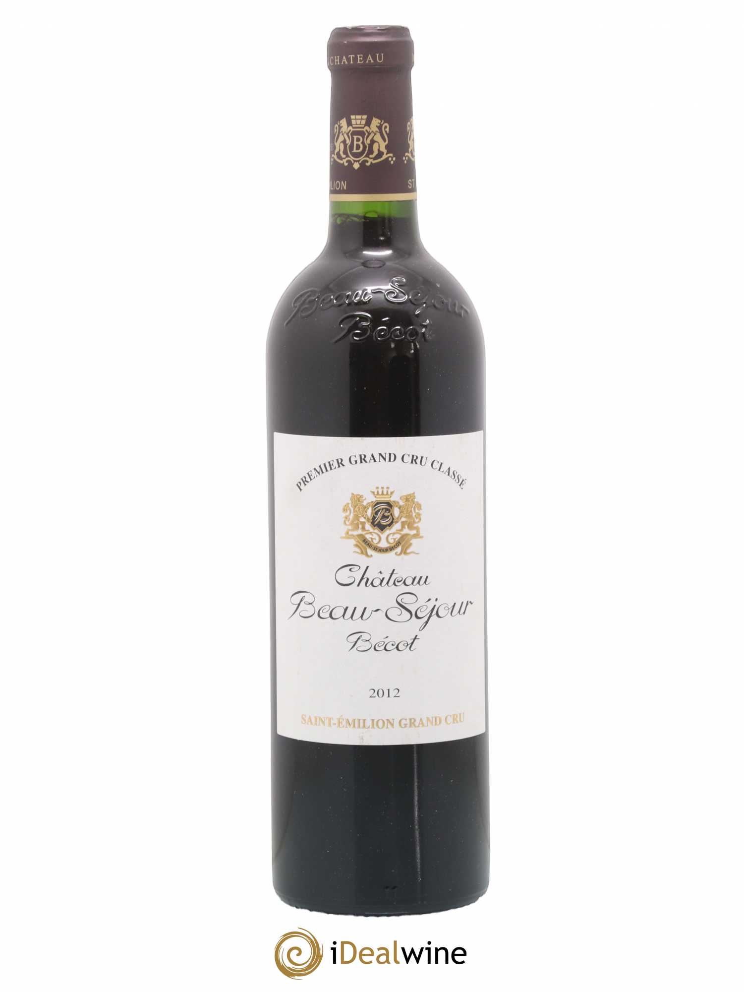 Château Beau-Séjour Bécot 1er Grand Cru Classé B 2012 - Lot de 1 bouteille - 0