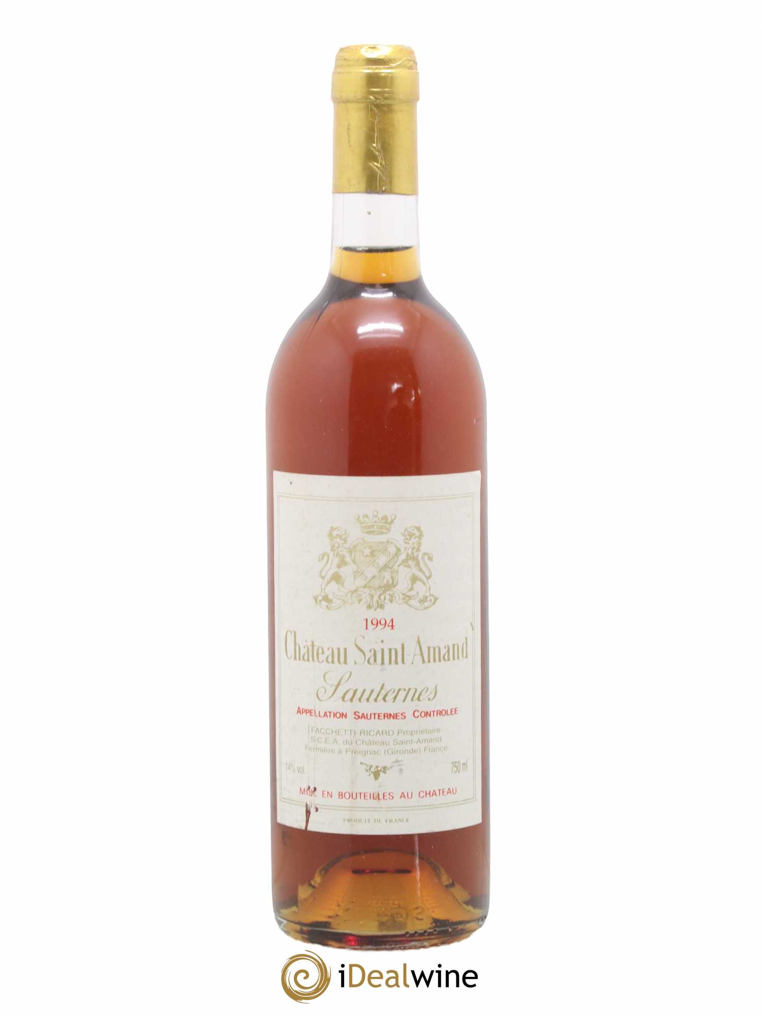 Sauternes Château Saint Amand 1994 - Lotto di 1 bottiglia - 0