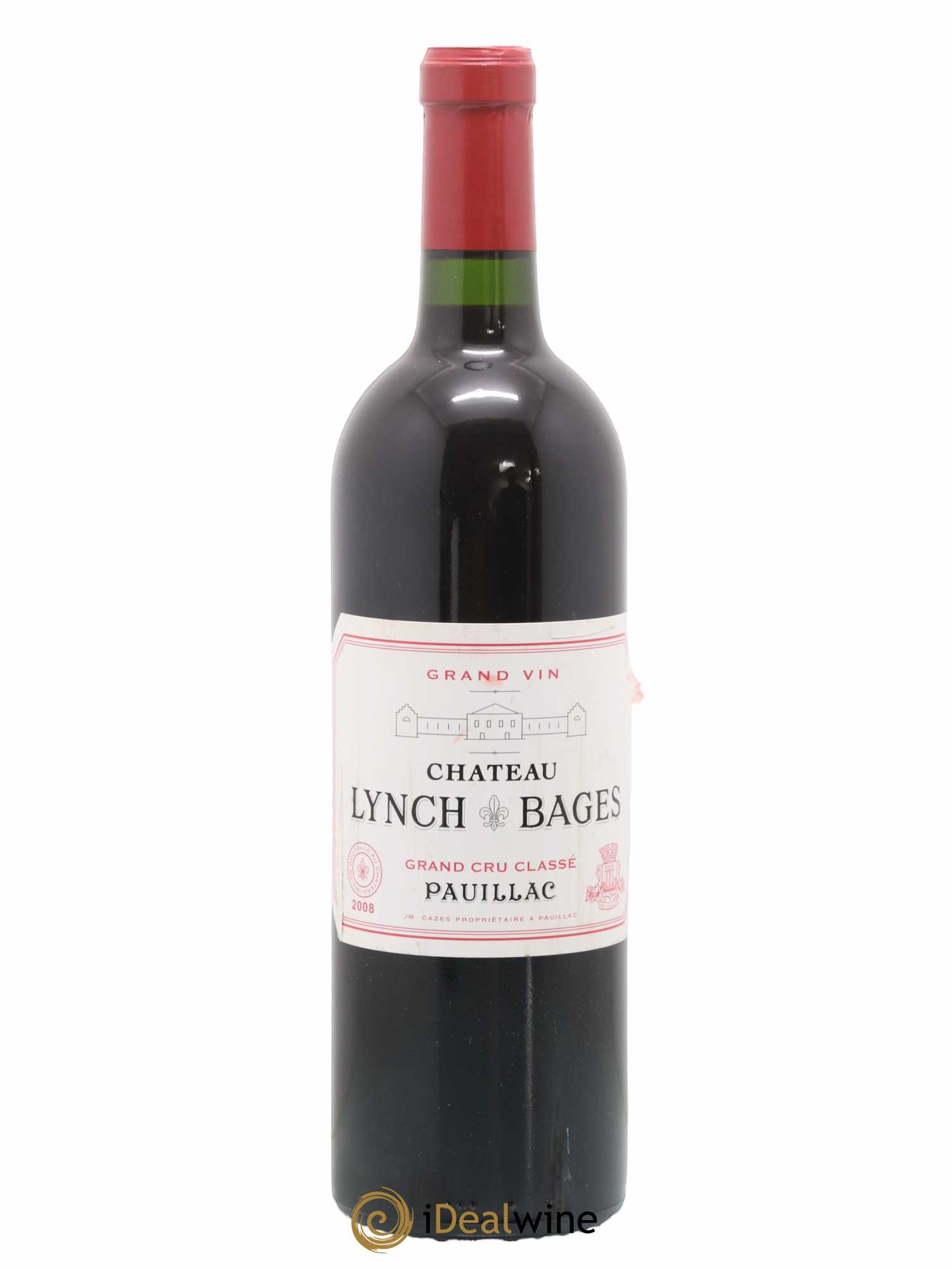 Château Lynch Bages 5ème Grand Cru Classé 2008 - Lot de 1 bouteille - 0