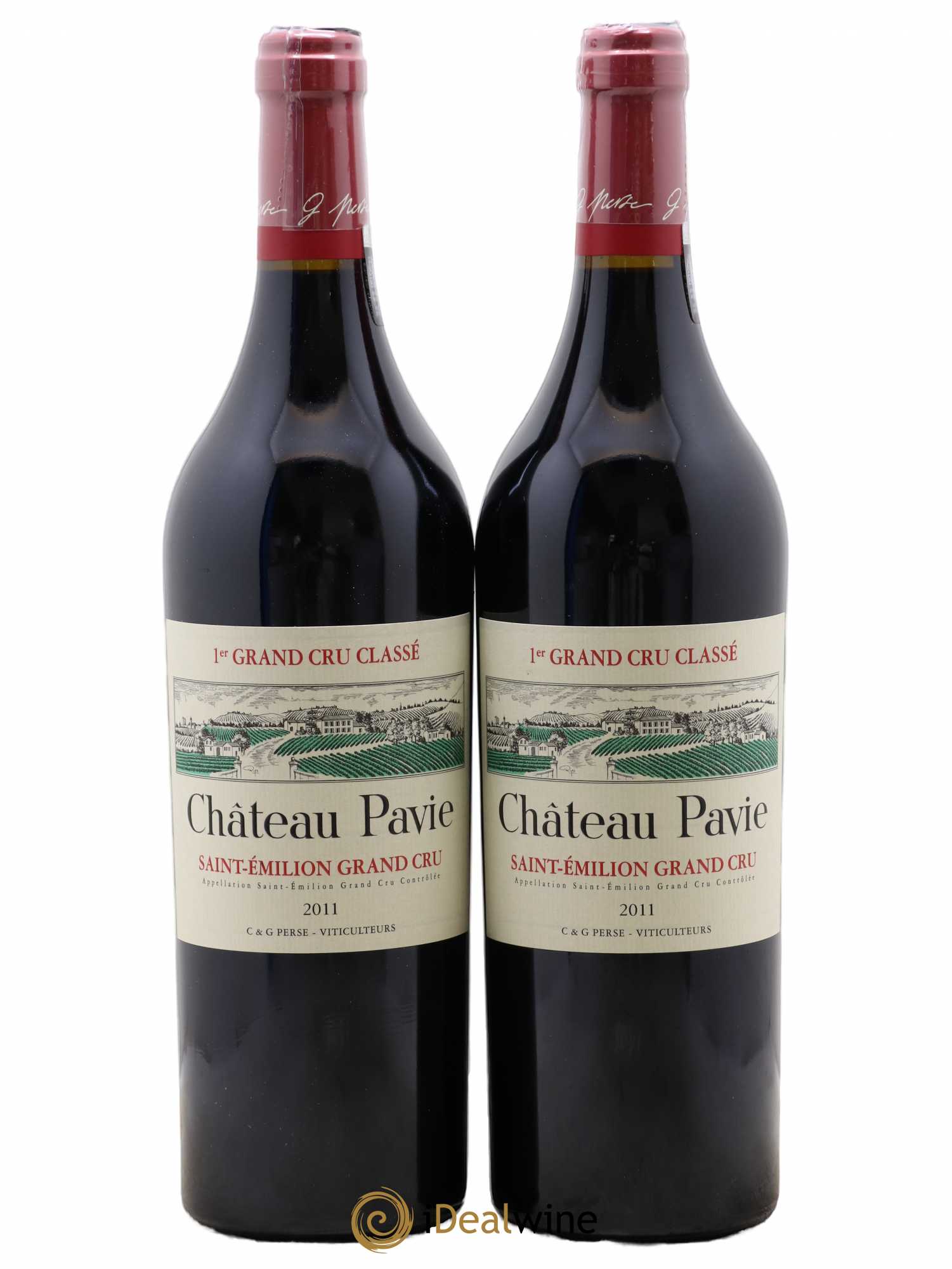 Château Pavie 1er Grand Cru Classé A 2011 - Lot de 2 bouteilles - 0