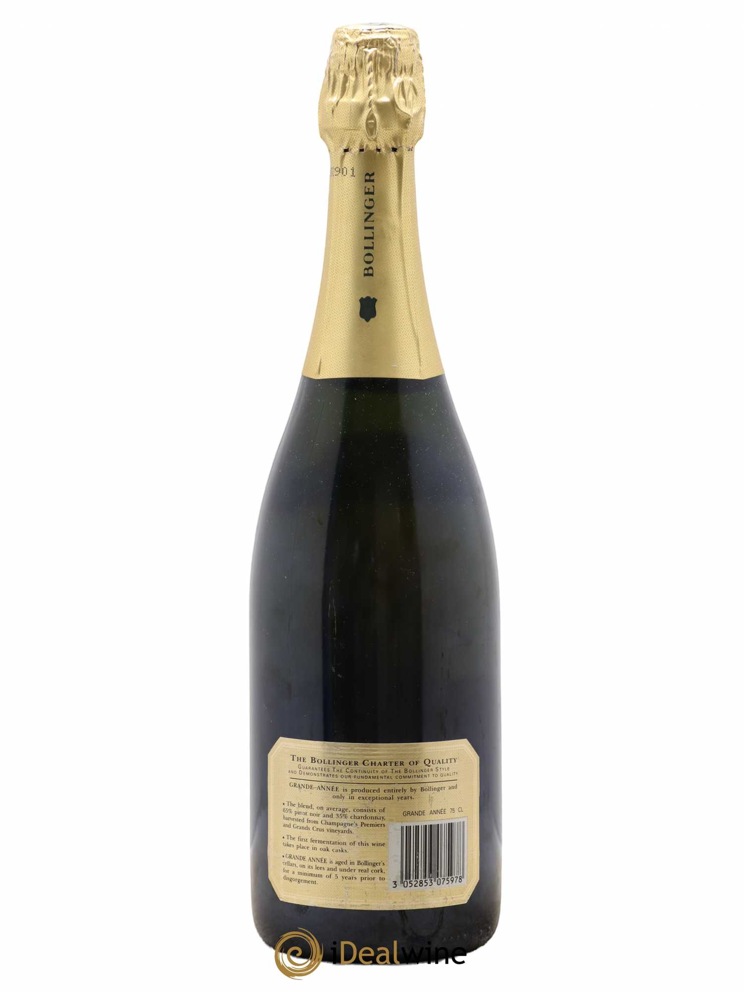 La Grande Année Brut Bollinger 1989 - Lot de 1 bouteille - 1