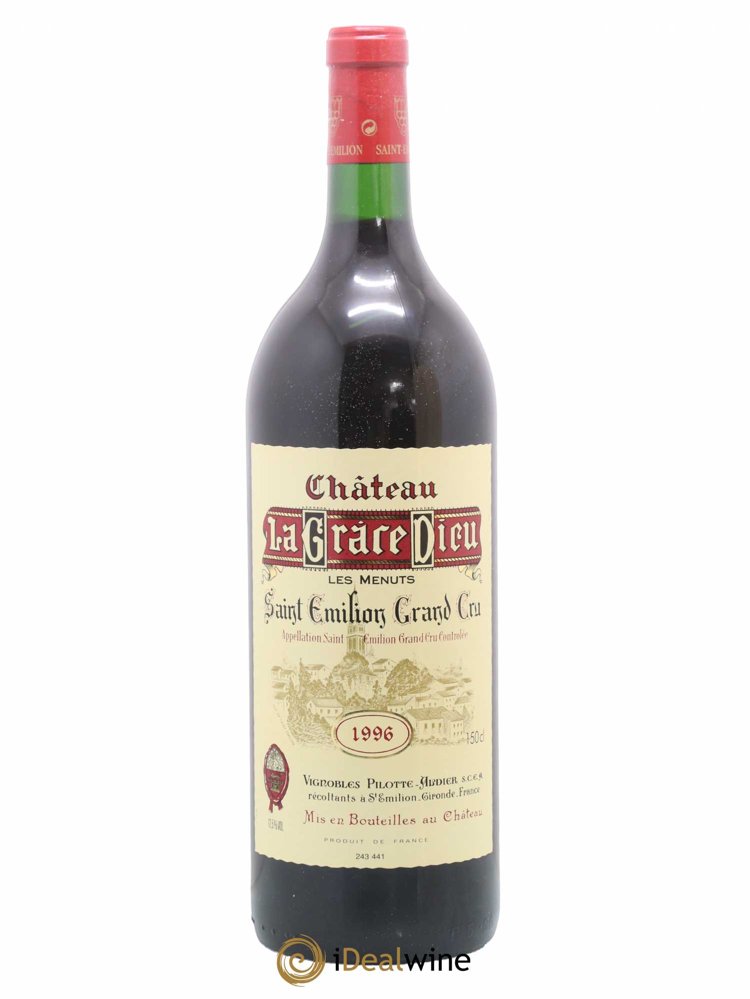Saint-Émilion Grand Cru La Grâce de Dieu 1996 - Posten von 1 Magnum - 1