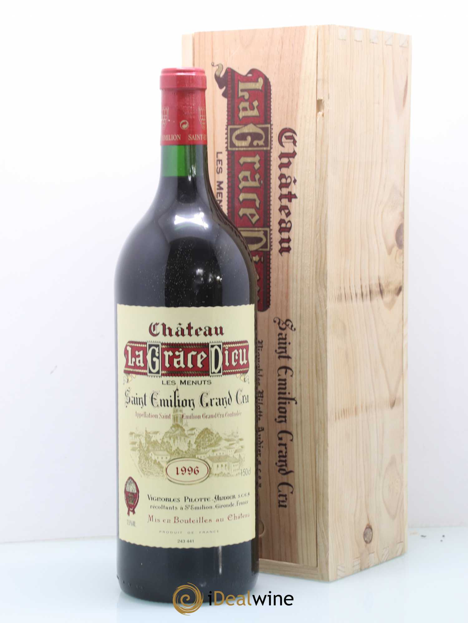 Saint-Émilion Grand Cru La Grâce de Dieu 1996 - Posten von 1 Magnum - 0