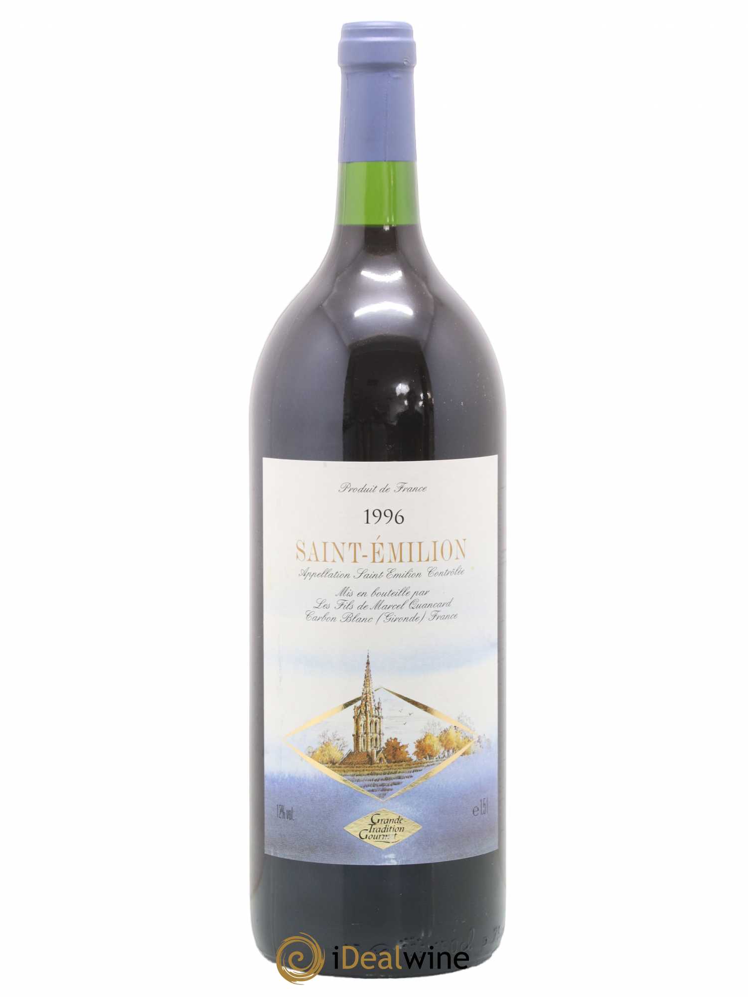Saint-Émilion Grand Cru Les Fils De Marcel Quancard 1996 - Posten von 1 Magnum - 0