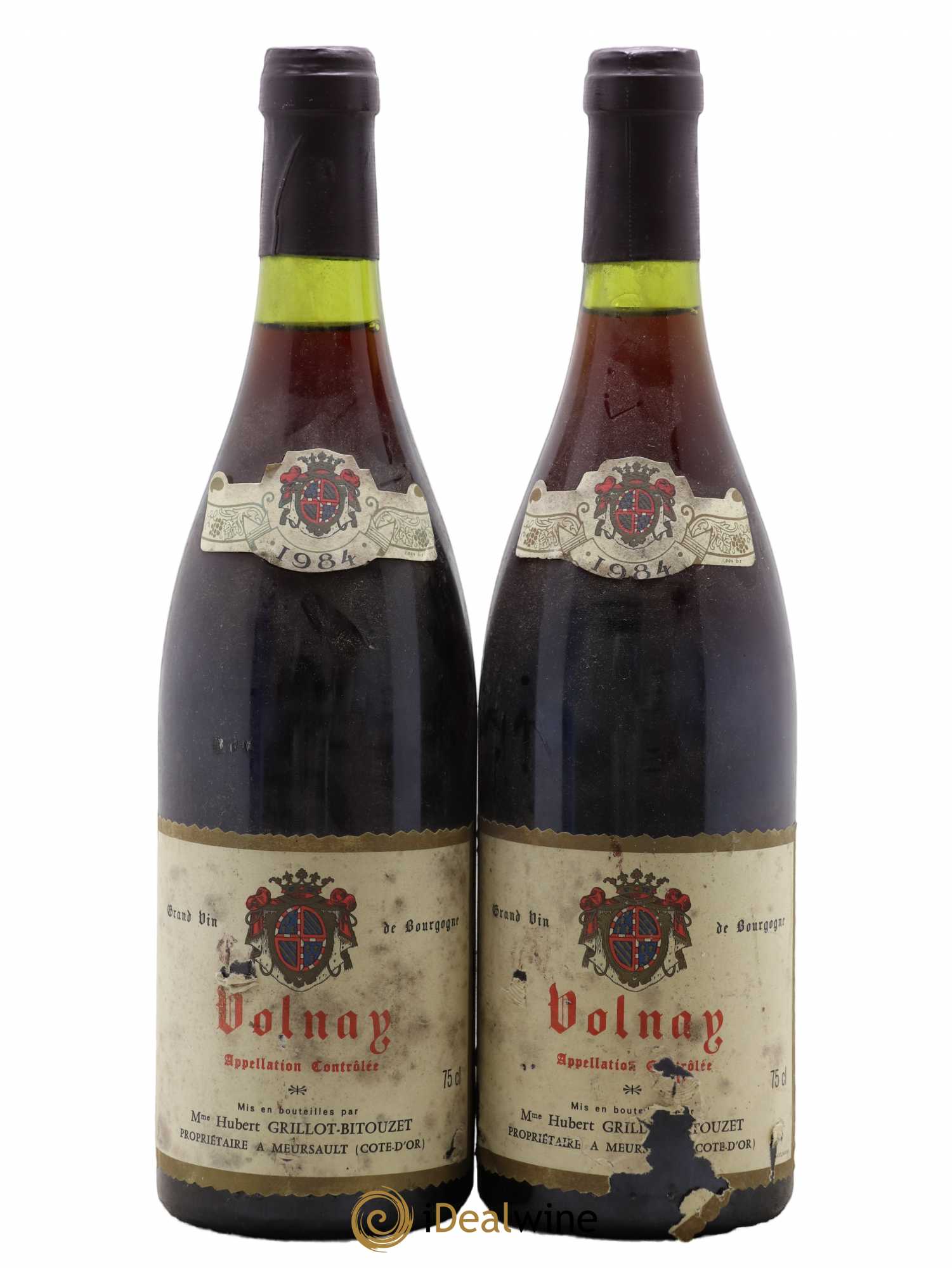 Volnay Hubert Grillot Bitouzet 1984 - Posten von 2 Flaschen - 0