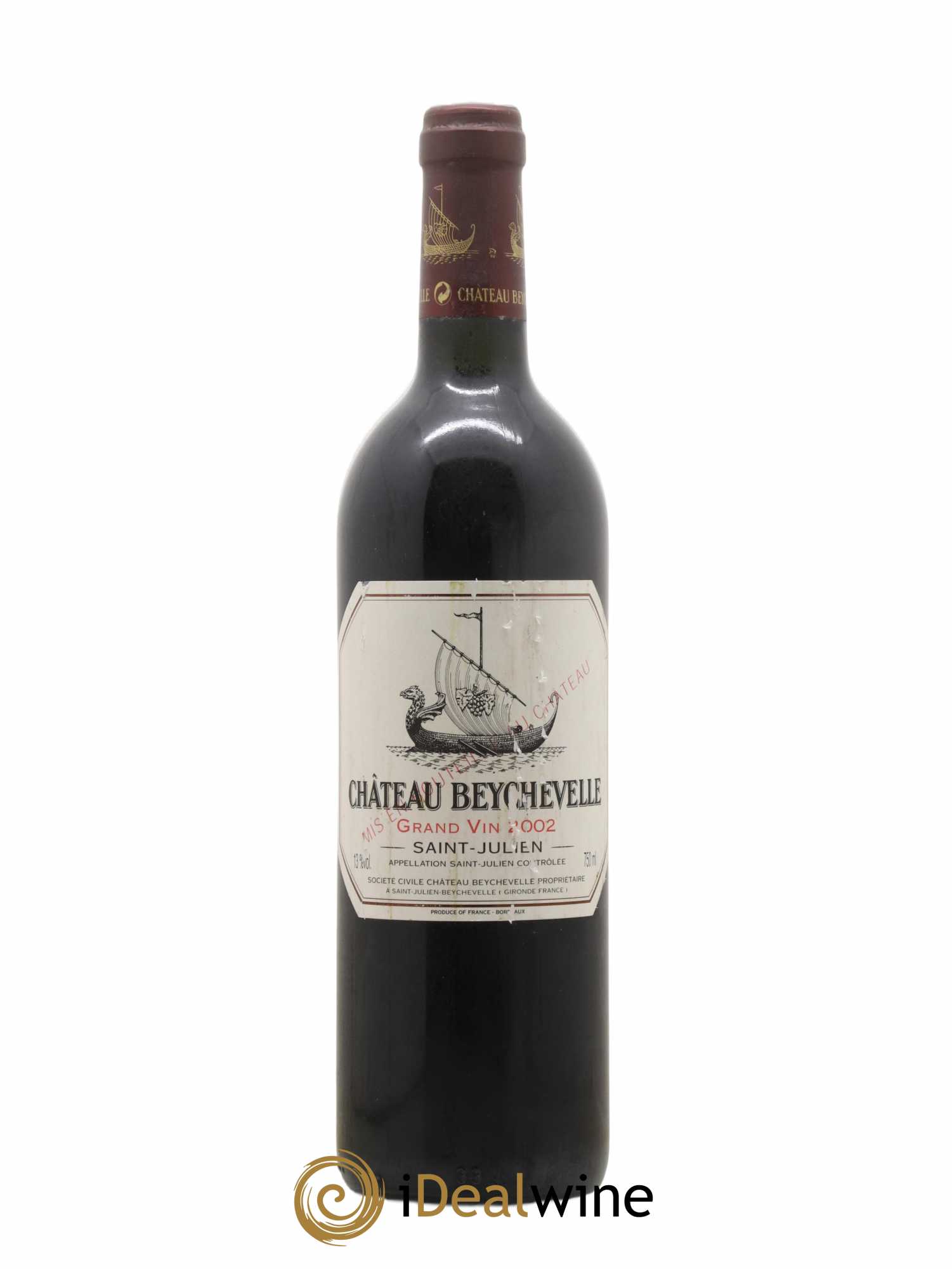 Château Beychevelle 4ème Grand Cru Classé 2002 - Lot de 1 bouteille - 0