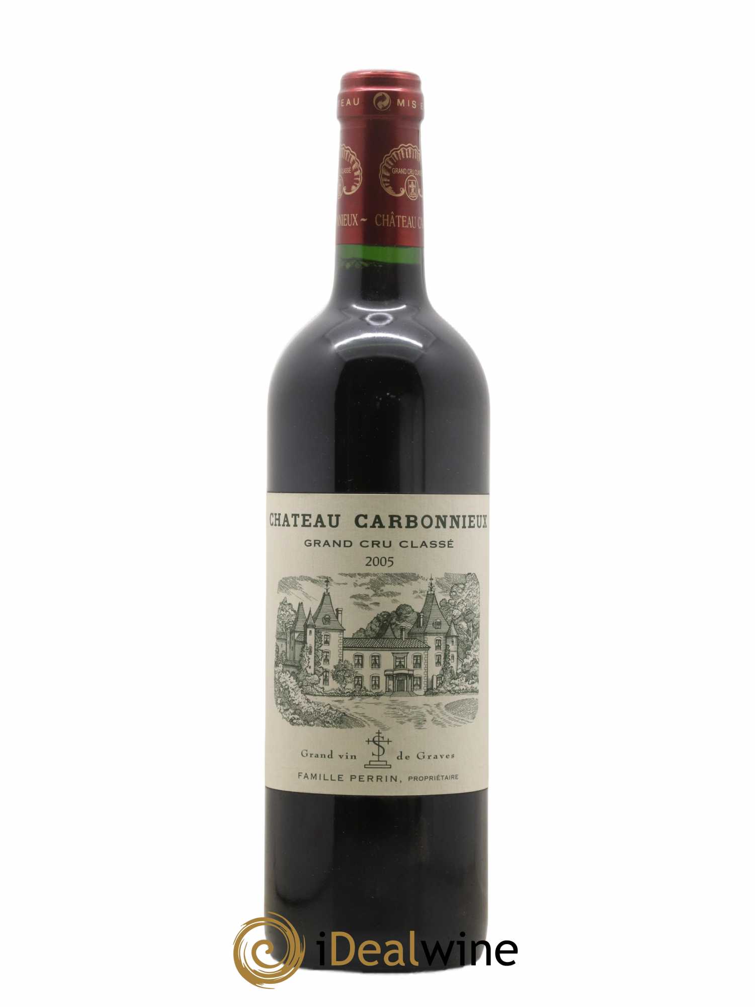 Château Carbonnieux Cru Classé de Graves 2005 - Lot de 1 bouteille - 0
