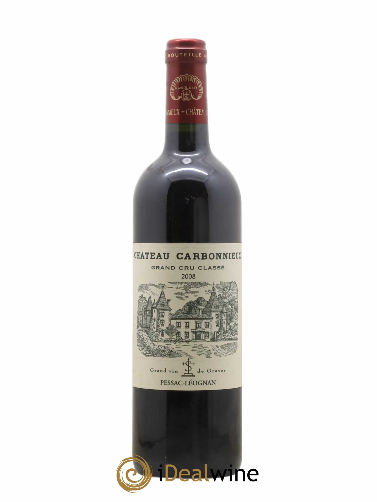 Château Carbonnieux Cru Classé de Graves 2008 - Lot de 1 bouteille - 0