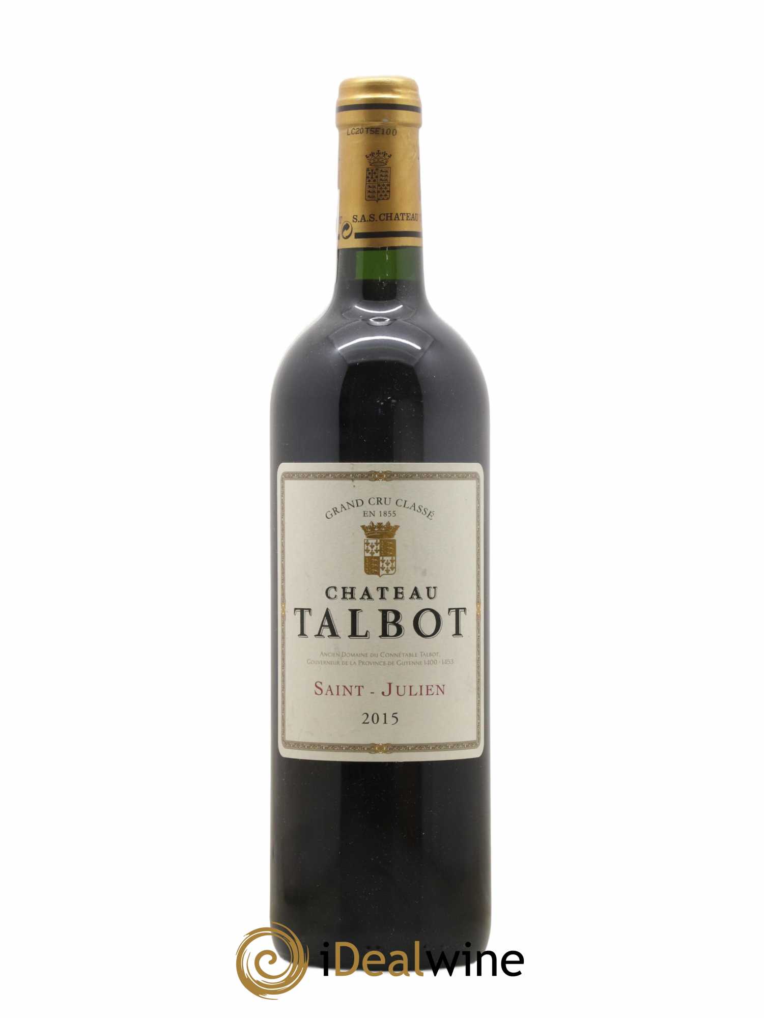 Château Talbot 4ème Grand Cru Classé 2015 - Lot de 1 bouteille - 0