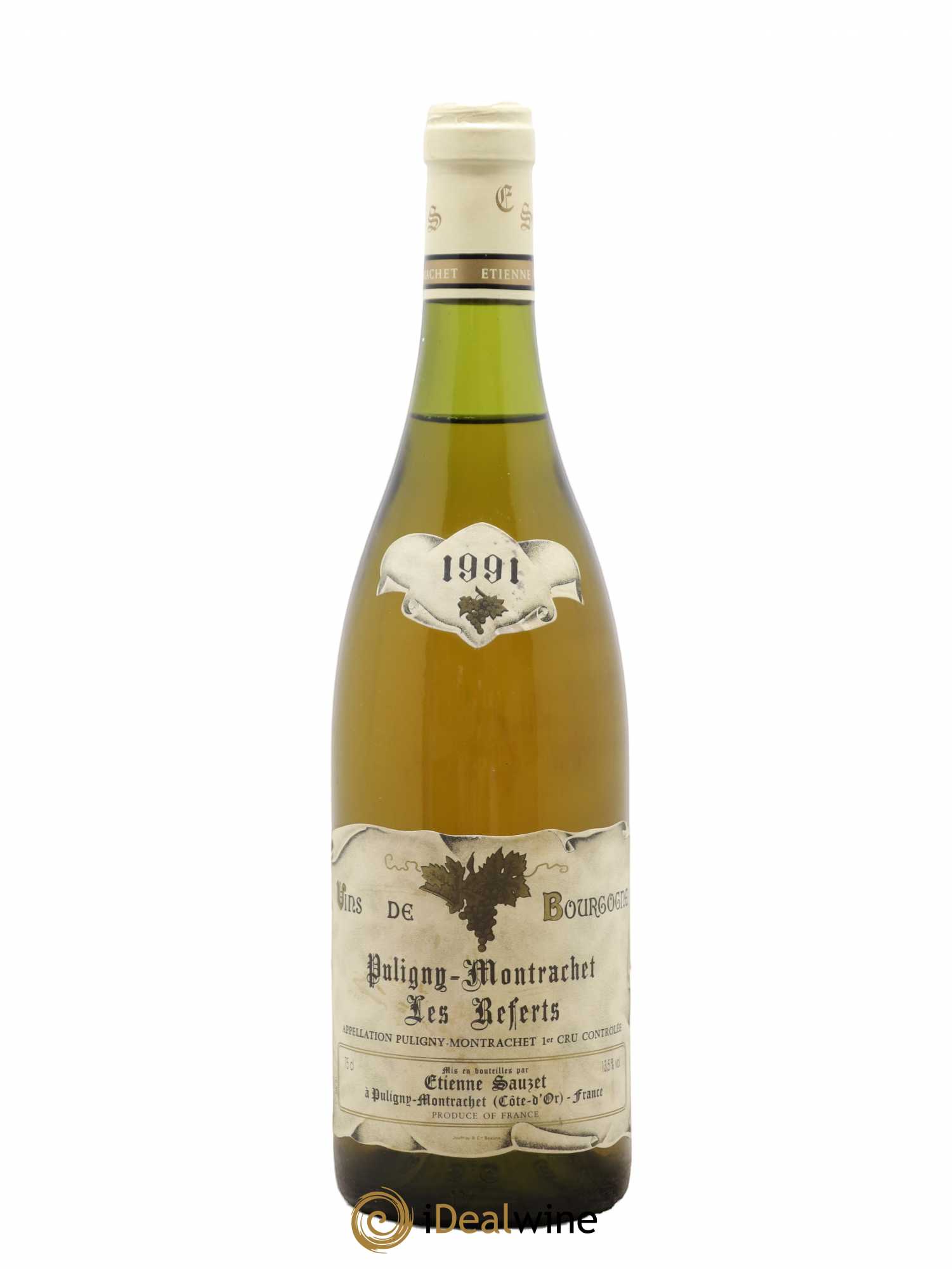 Puligny-Montrachet 1er Cru Les Referts Etienne Sauzet 1991 - Lot de 1 bouteille - 0