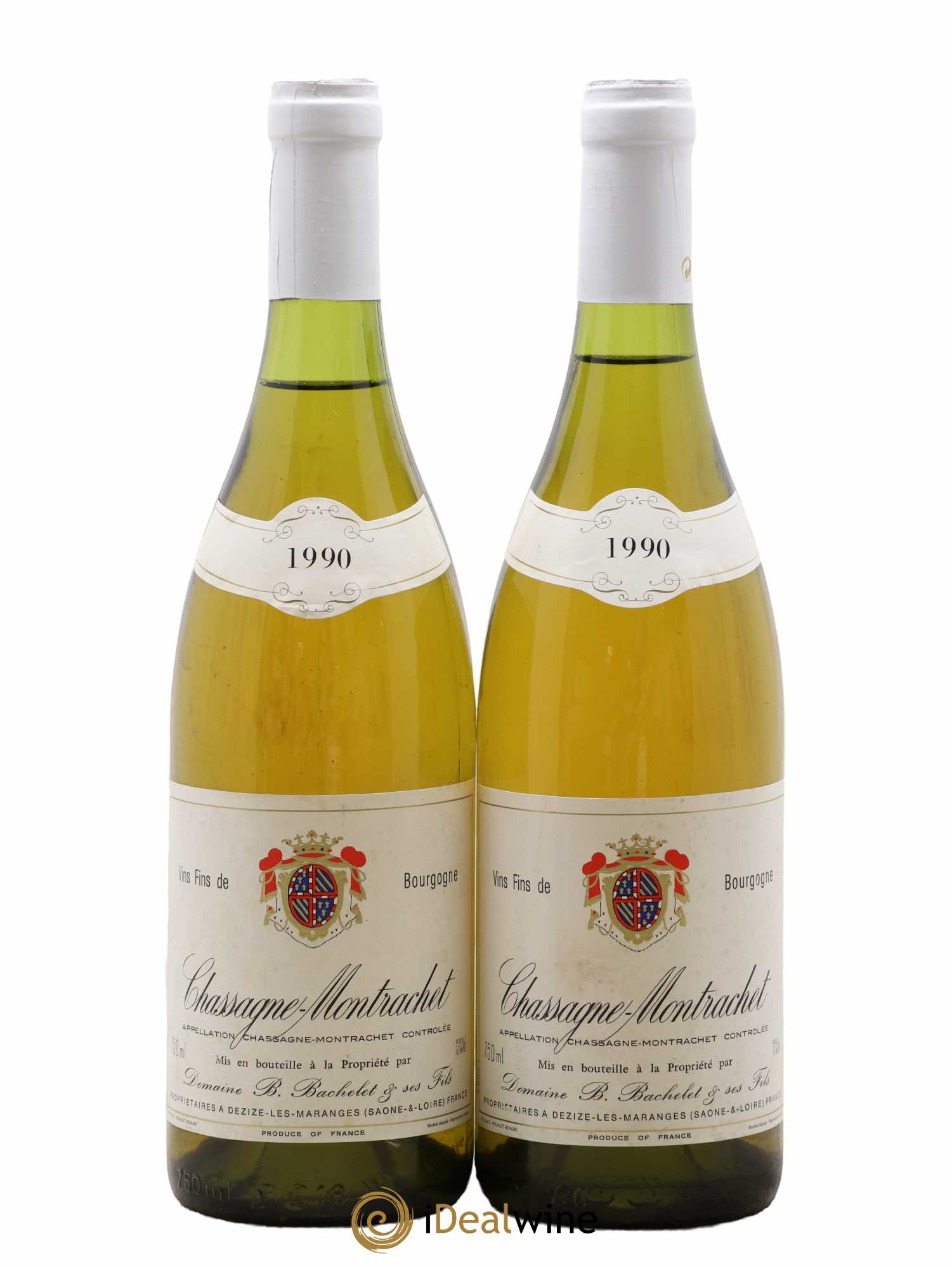 Chassagne-Montrachet Domaine B Bachelet 1990 - Posten von 2 Flaschen - 0