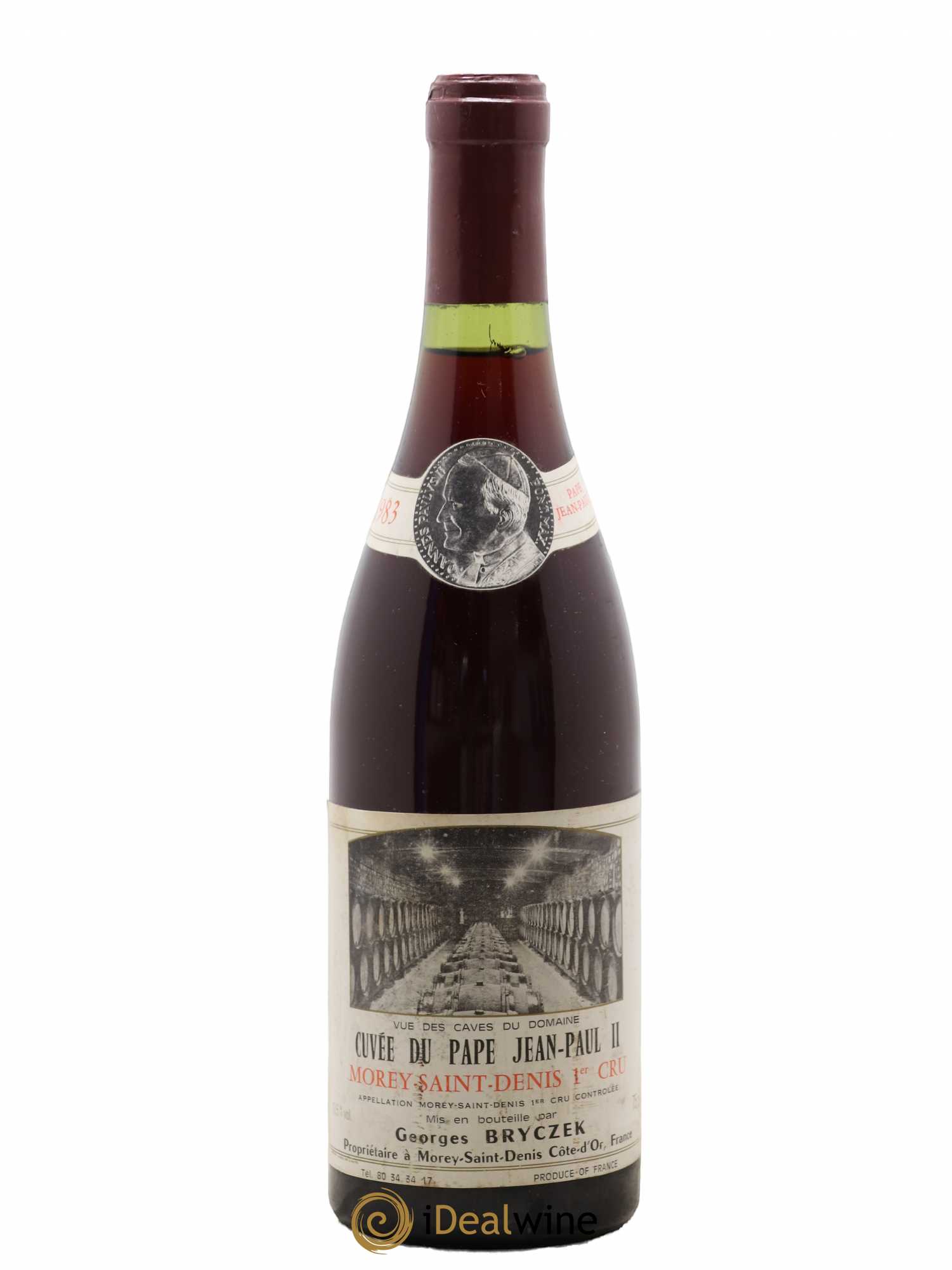 Morey-Saint-Denis 1er Cru Cuvée Du Pape Jean Paul II Georges Bryczeck 1983 - Posten von 1 Flasche - 0