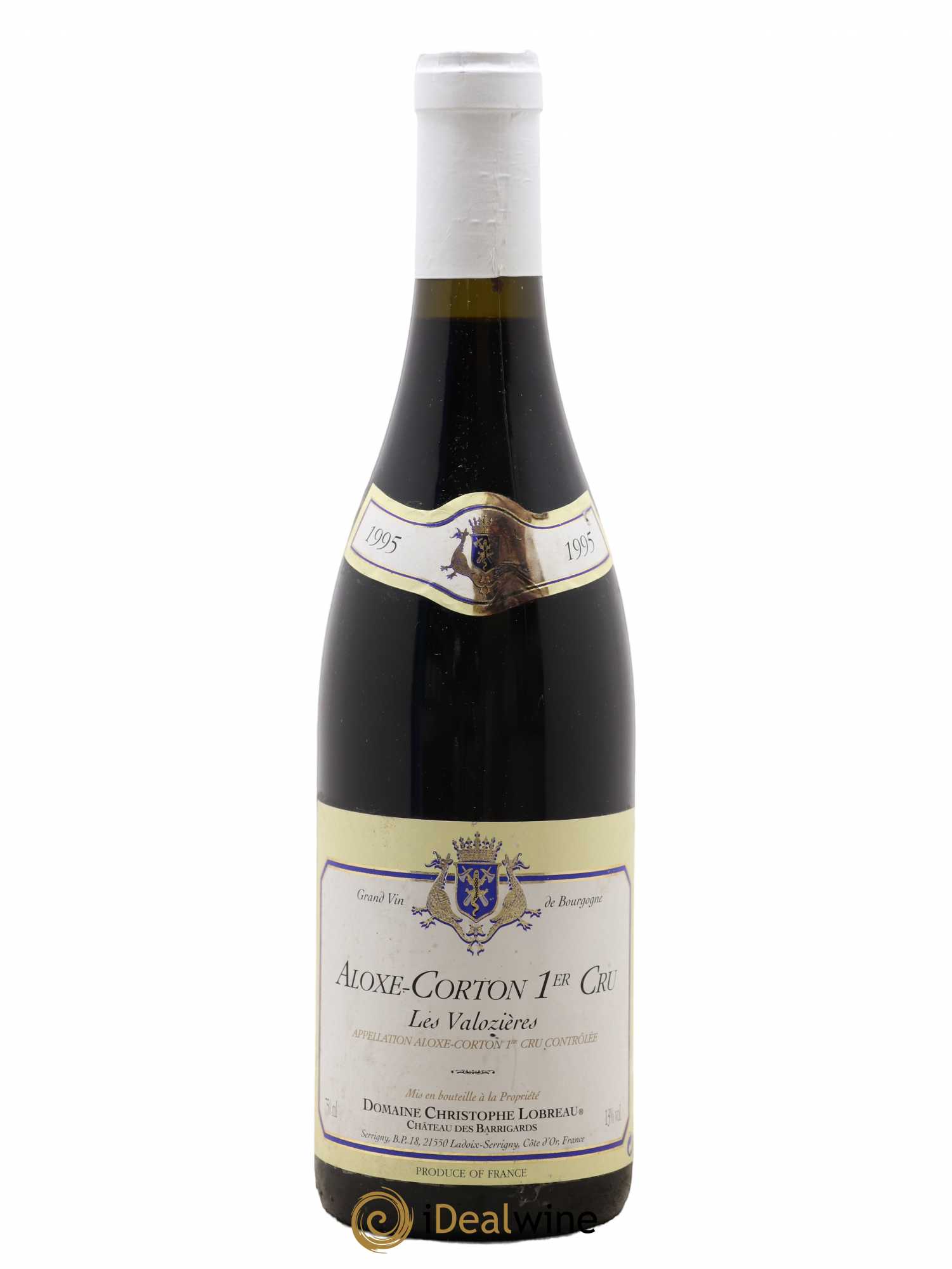 Aloxe-Corton 1er Cru Les Valozieres Domaine Christophe Lobreau 1995 - Posten von 1 Flasche - 0