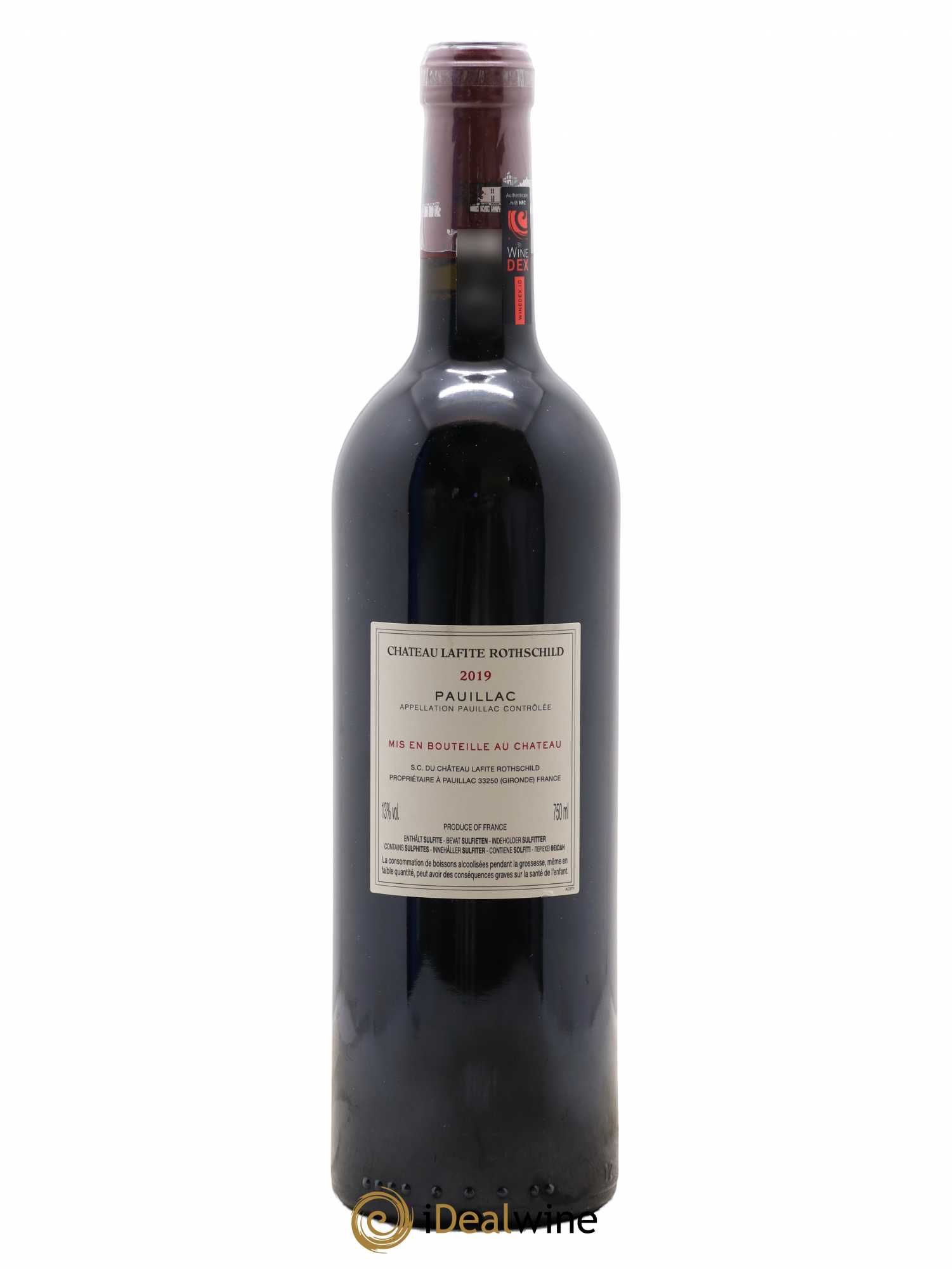 Château Lafite Rothschild 1er Grand Cru Classé 2019 - Lot de 1 bouteille - 1