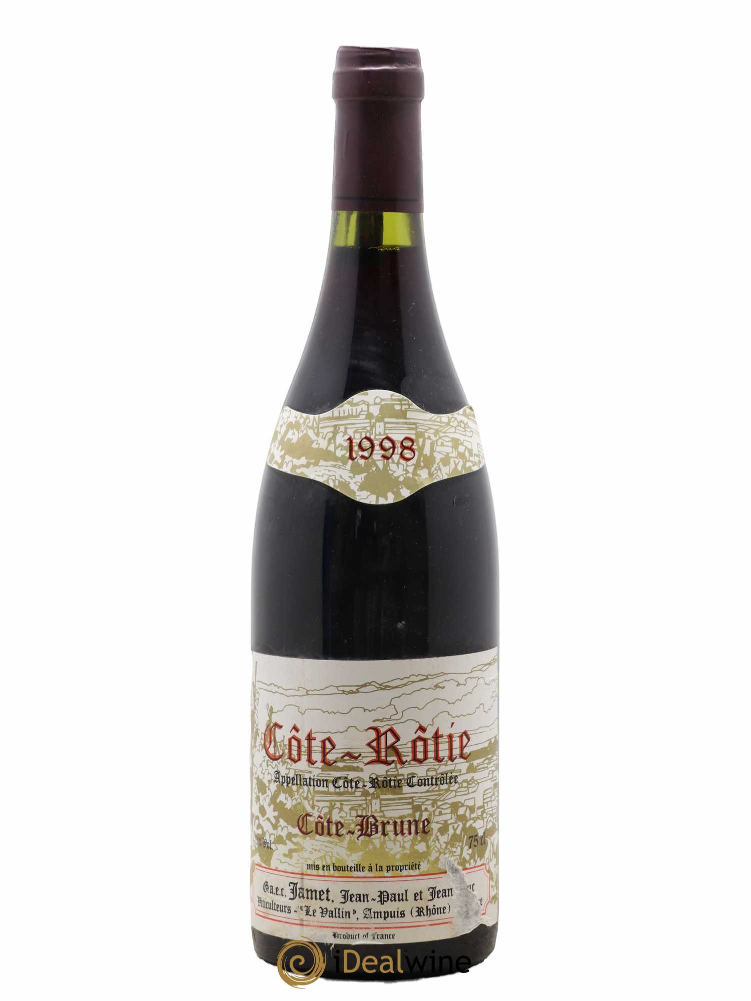 Côte-Rôtie Côte Brune Jamet (Domaine) 1998 - Lot de 1 bouteille - 0