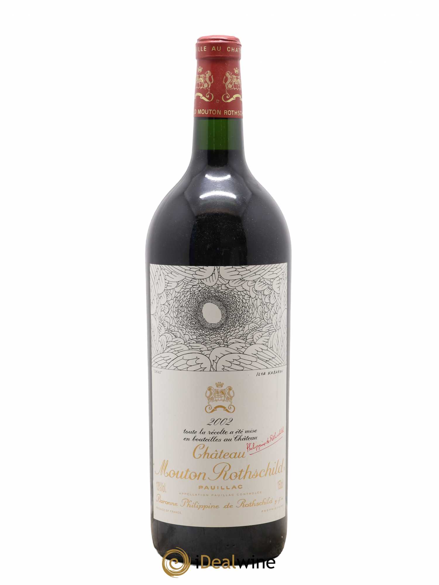 Château Mouton Rothschild 1er Grand Cru Classé 2002 - Lot de 1 magnum - 0
