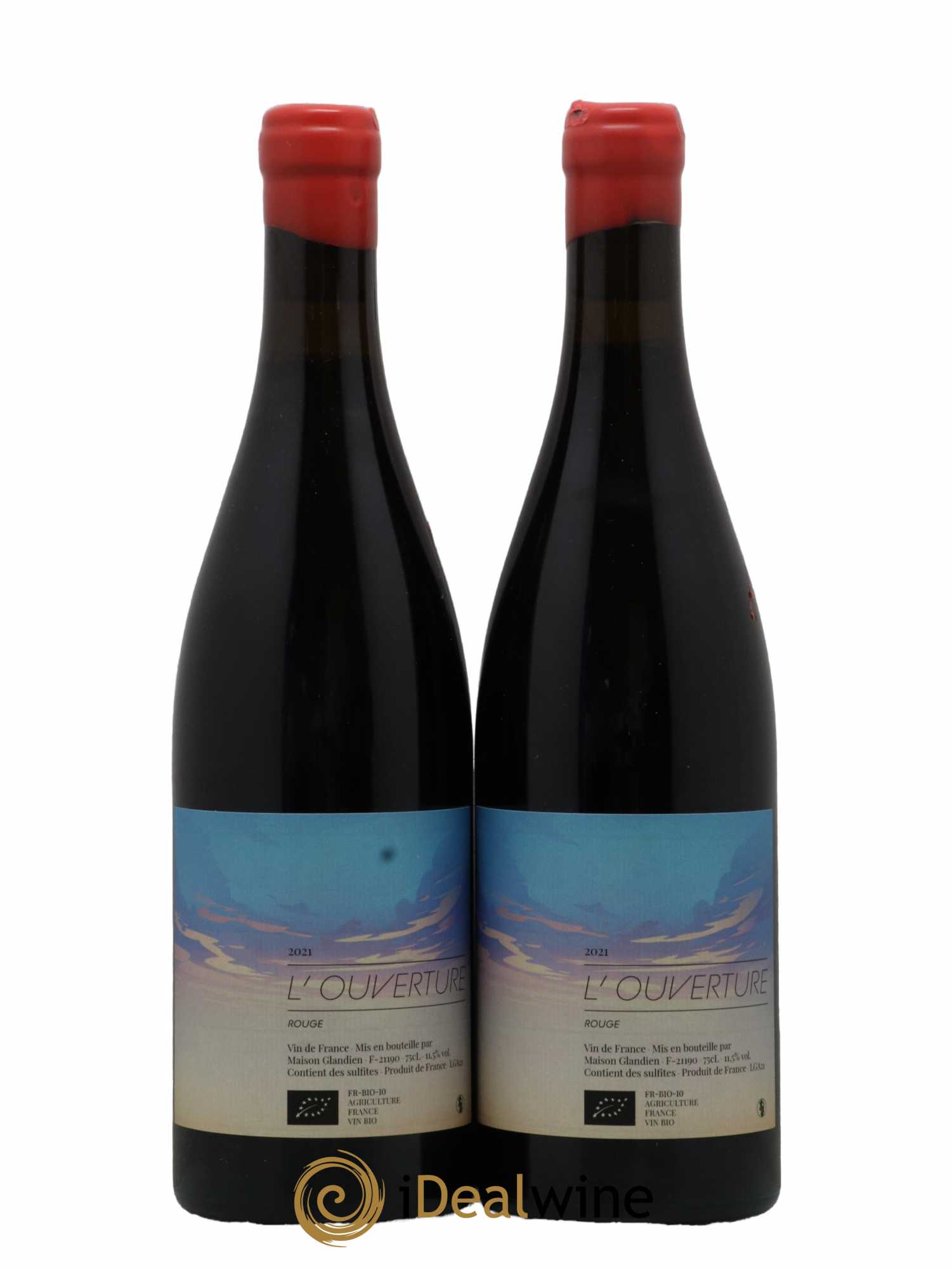 Vin de France L'Ouverture Maison Glandien 2021 - Lot de 2 bouteilles - 0