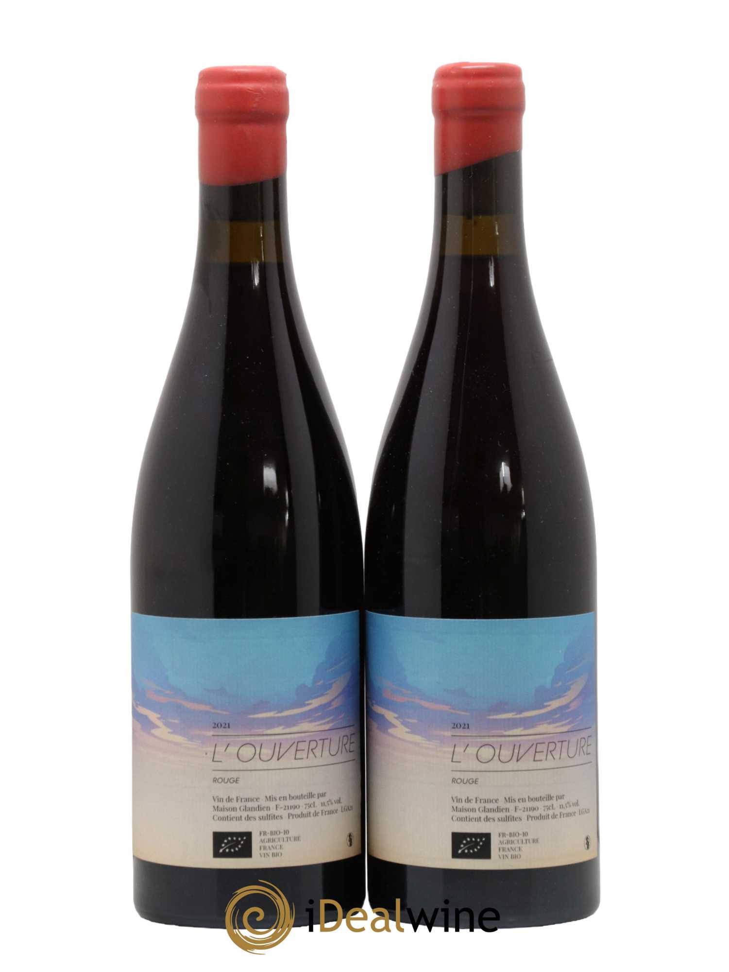 Vin de France L'Ouverture Maison Glandien 2021 - Lot de 2 bouteilles - 0