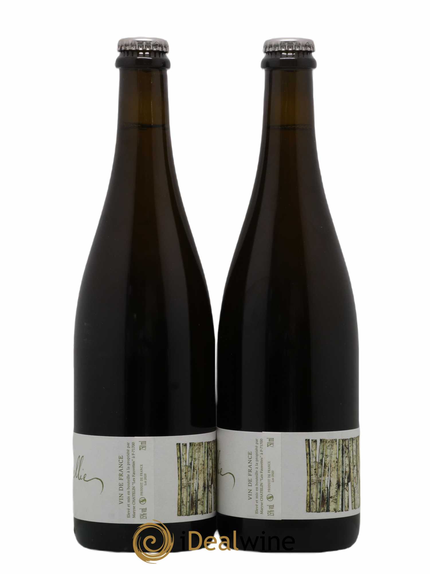 Vin de France L'Embellie Domaine des Fauvettes Maryse Châtelain 2020 - Lot of 2 bottles - 1