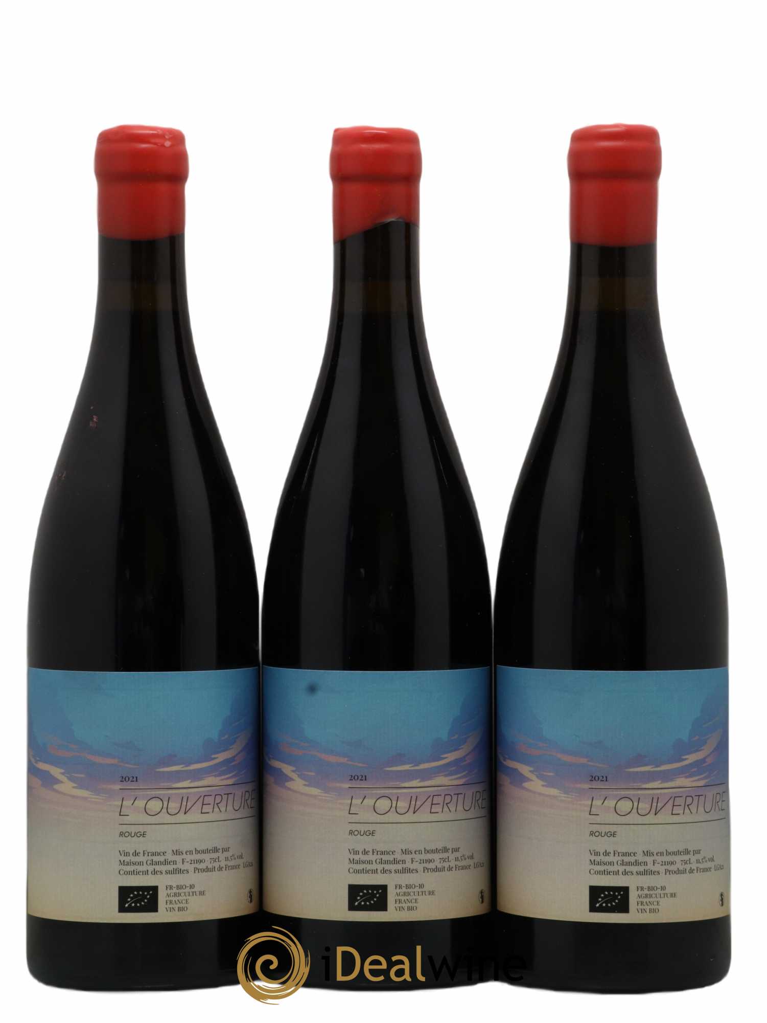 Vin de France L'Ouverture Maison Glandien 2021 - Lot de 3 bouteilles - 0