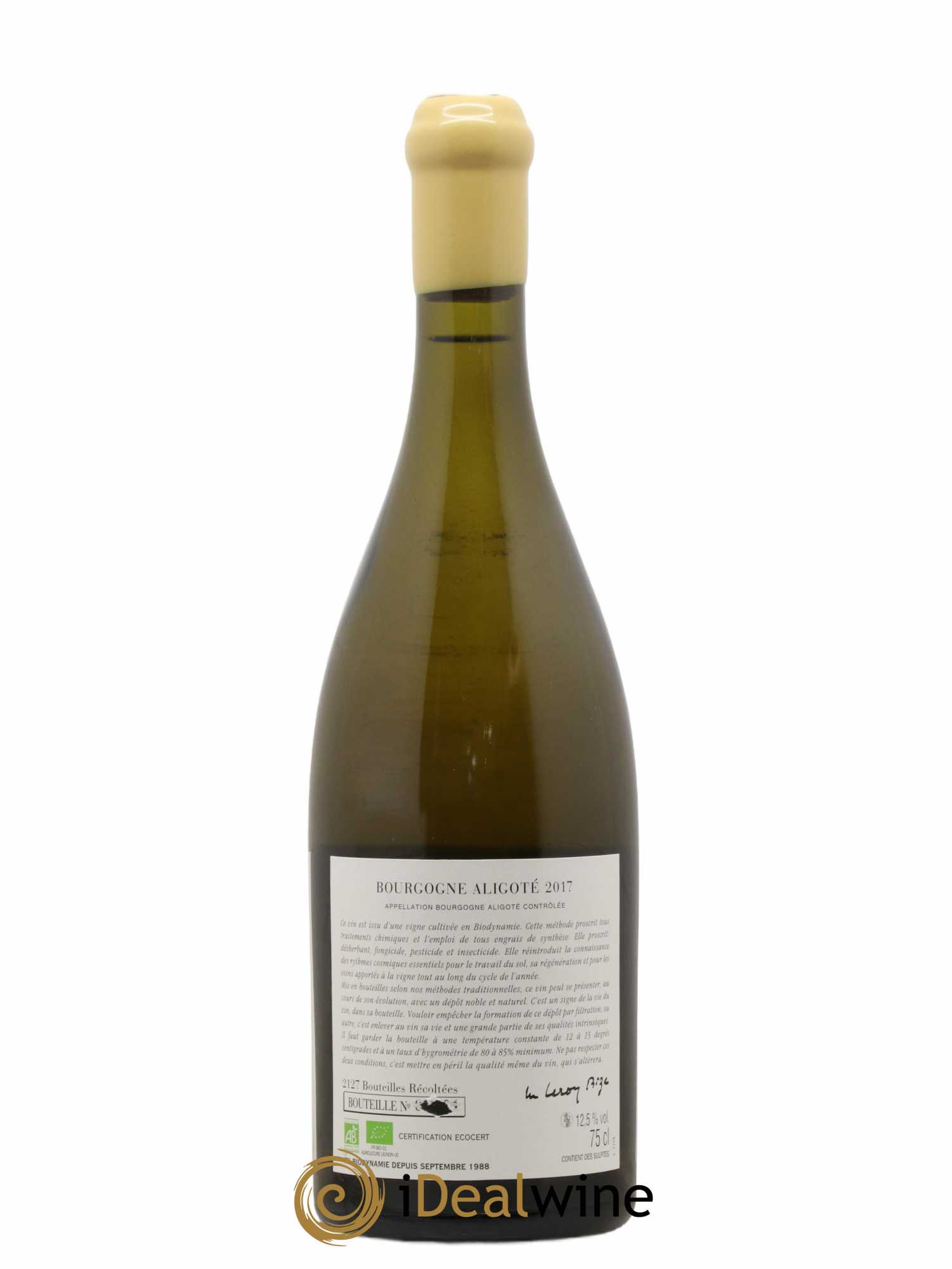 Bourgogne Aligoté Sous Chatelet d'Auvenay (Domaine) 2017 - Lot de 1 bouteille - 1