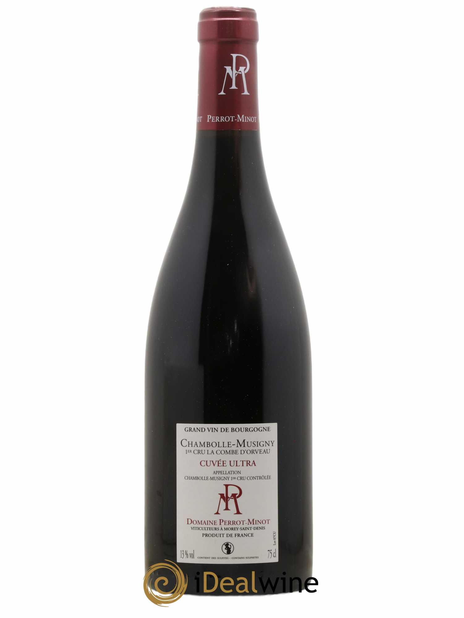 Chambolle-Musigny 1er Cru Combe d'Orveau Vielles Vignes Cuvée Ultra Perrot-Minot 2018 - Lot de 1 bouteille - 1