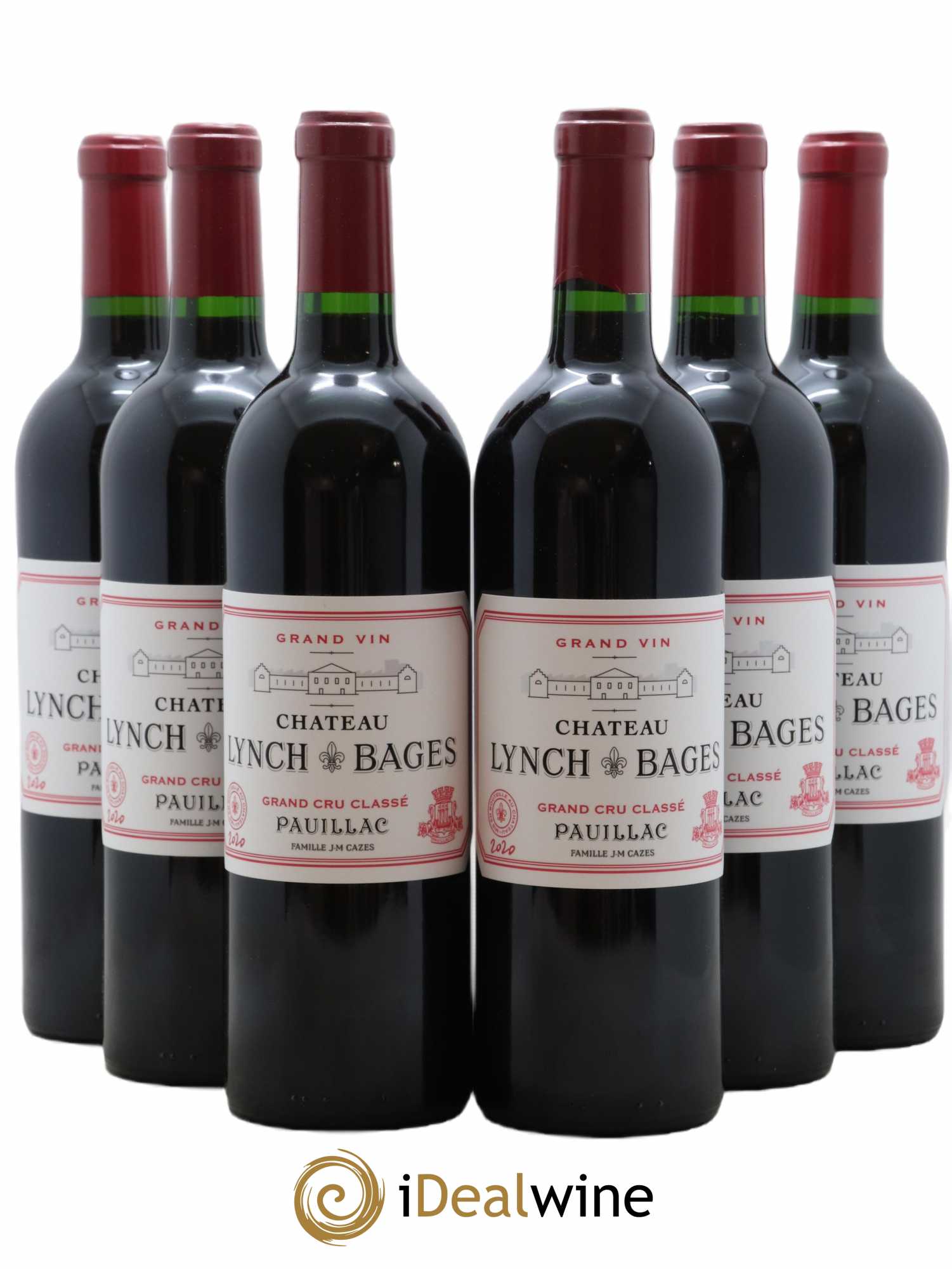 Château Lynch Bages 5ème Grand Cru Classé 2020 - Lot de 6 bouteilles - 0
