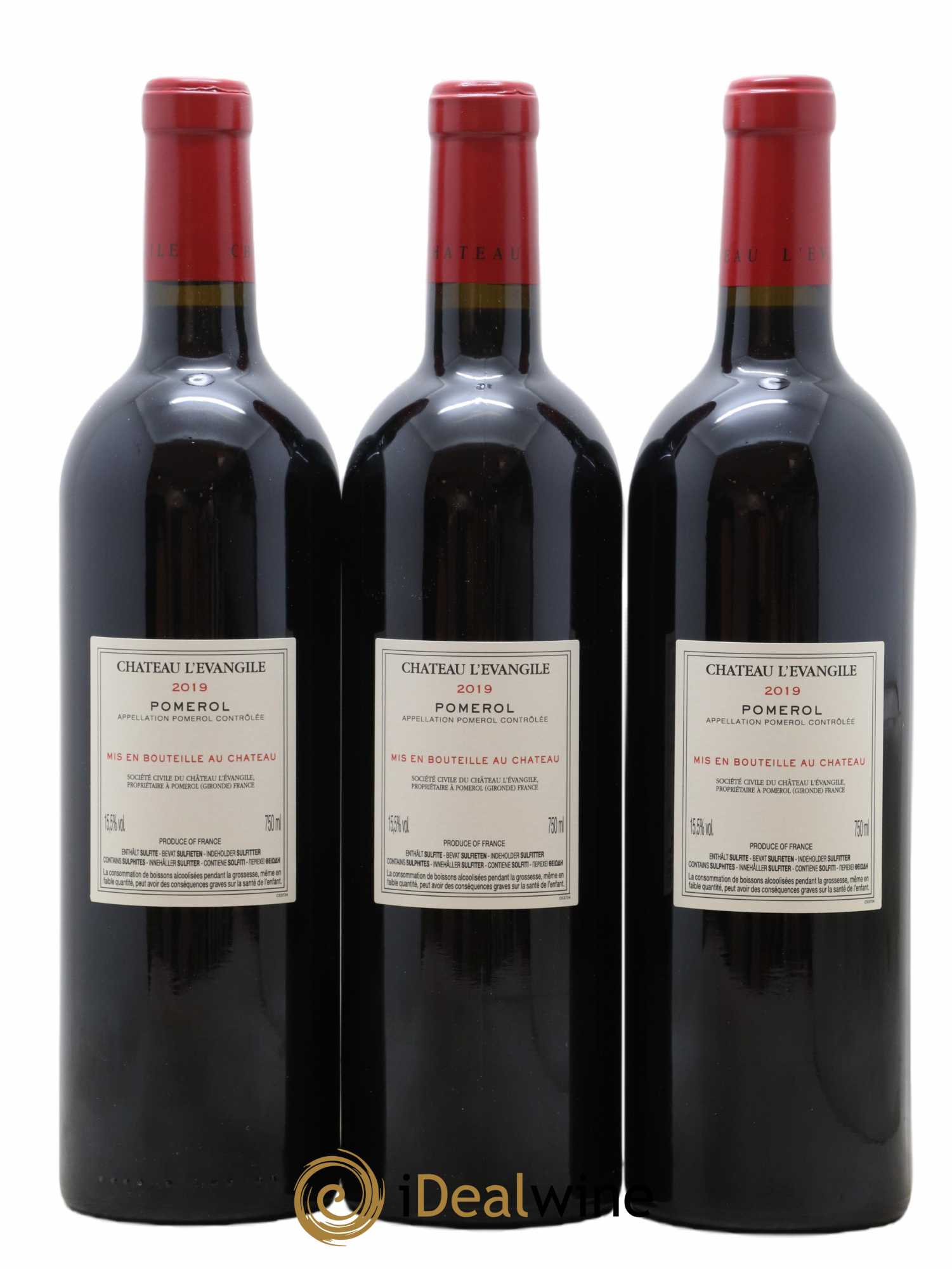 Château l' Évangile 2019 - Lot of 6 bottles - 2