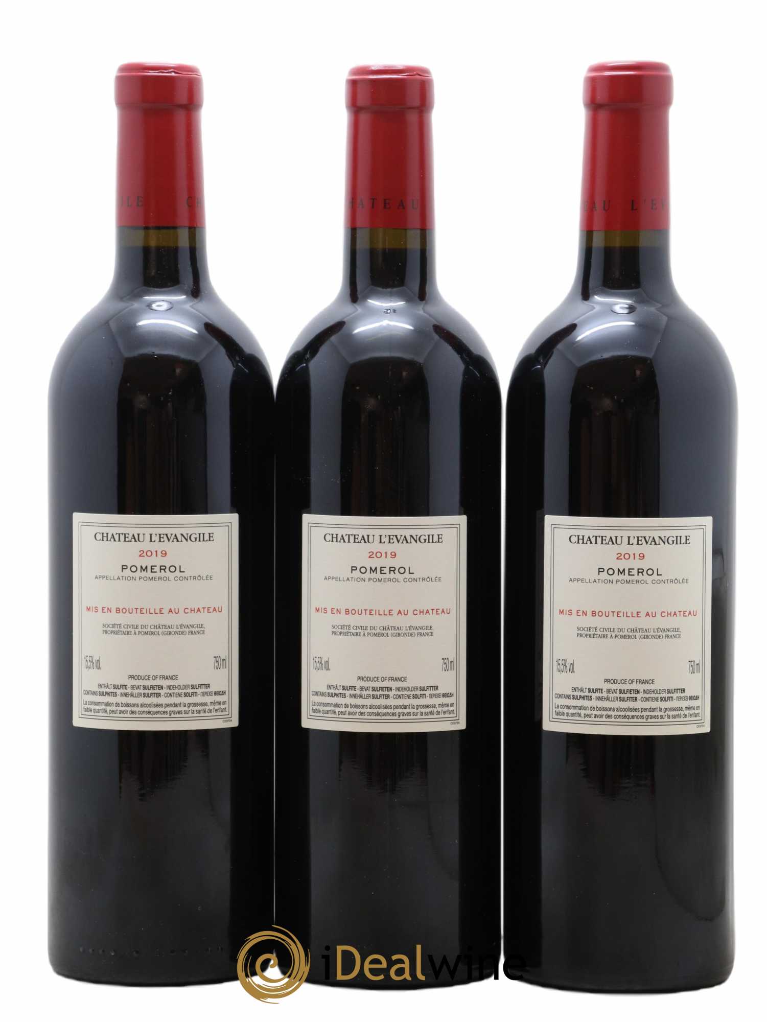 Château l' Évangile 2019 - Lot of 6 bottles - 4