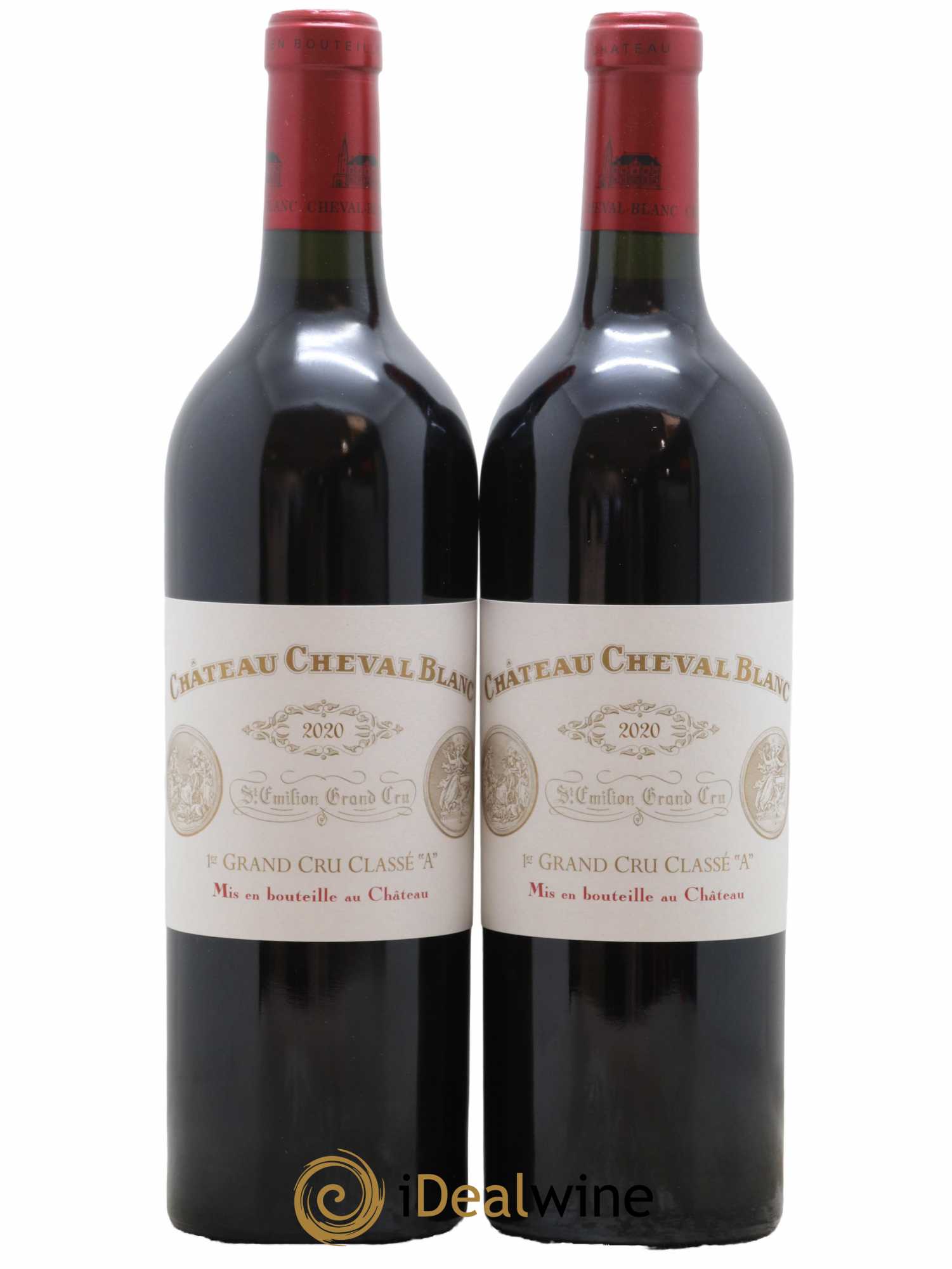 Château Cheval Blanc 1er Grand Cru Classé A 2020 - Lot de 2 bouteilles - 0