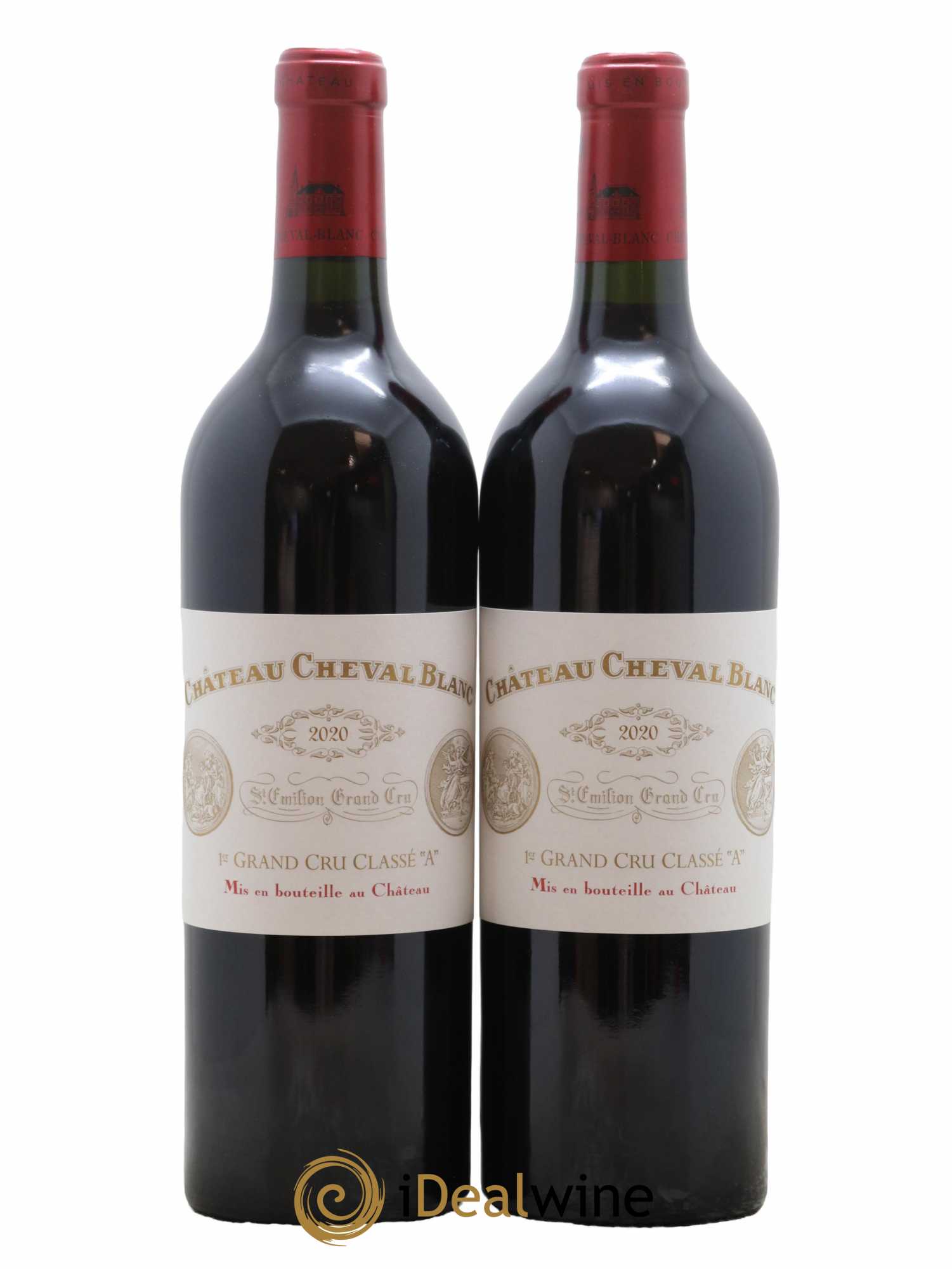 Château Cheval Blanc 1er Grand Cru Classé A 2020 - Lot de 2 bouteilles - 0