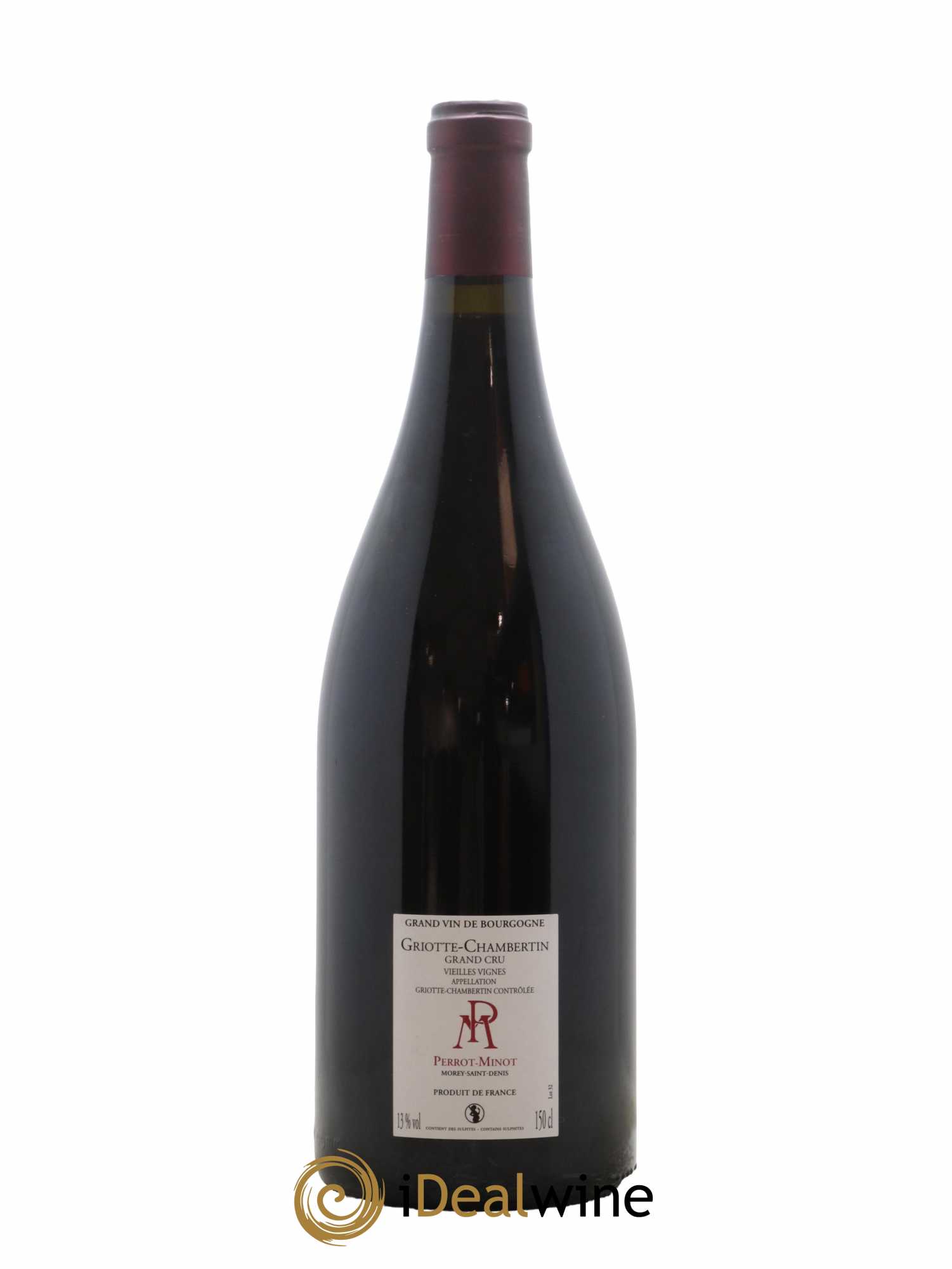 Griotte-Chambertin Grand Cru Vieilles Vignes Domaine Perrot-Minot 2019 - Lot of 1 magnum - 2