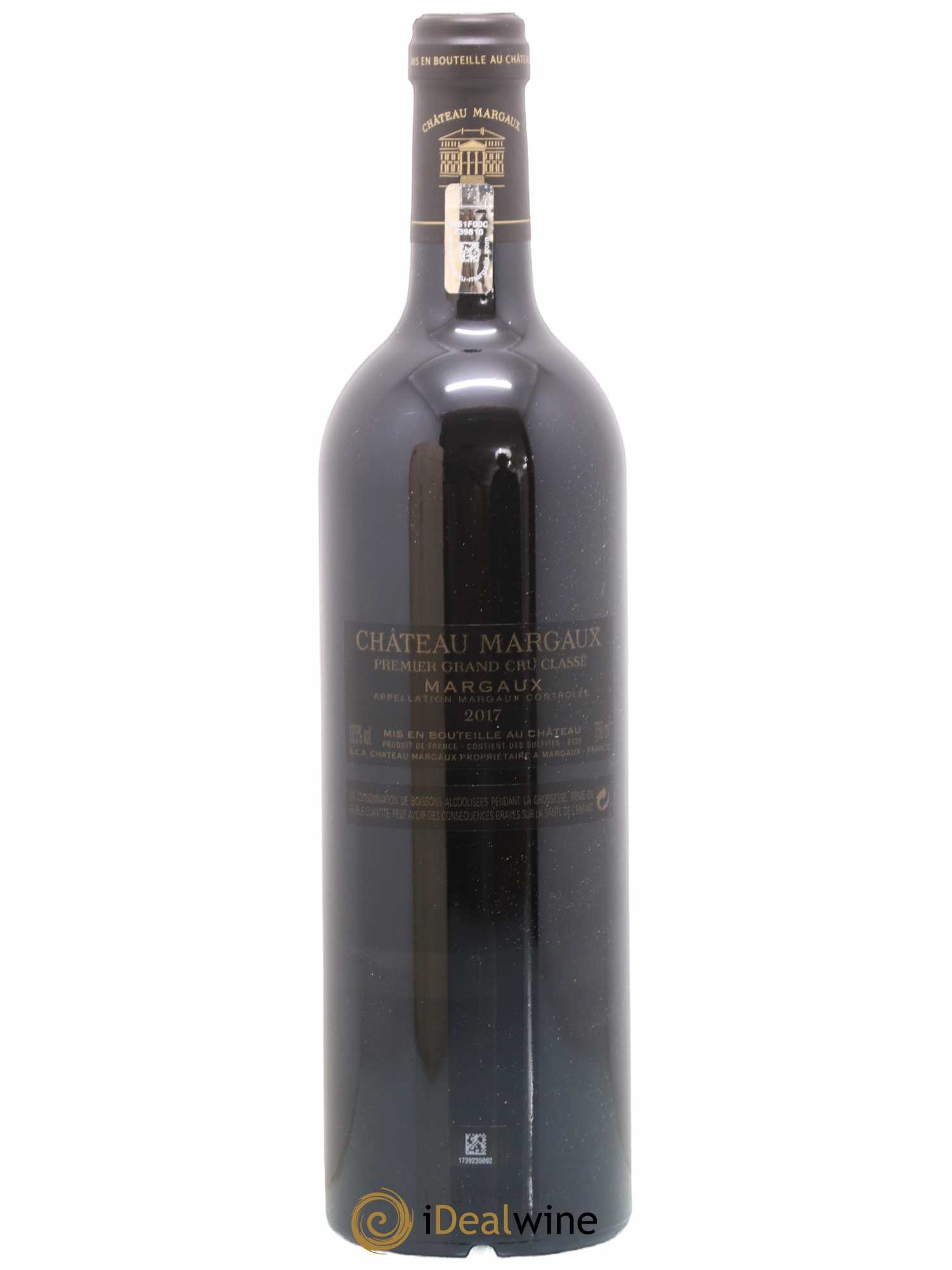 Château Margaux 1er Grand Cru Classé 2017 - Lot de 1 bouteille - 2