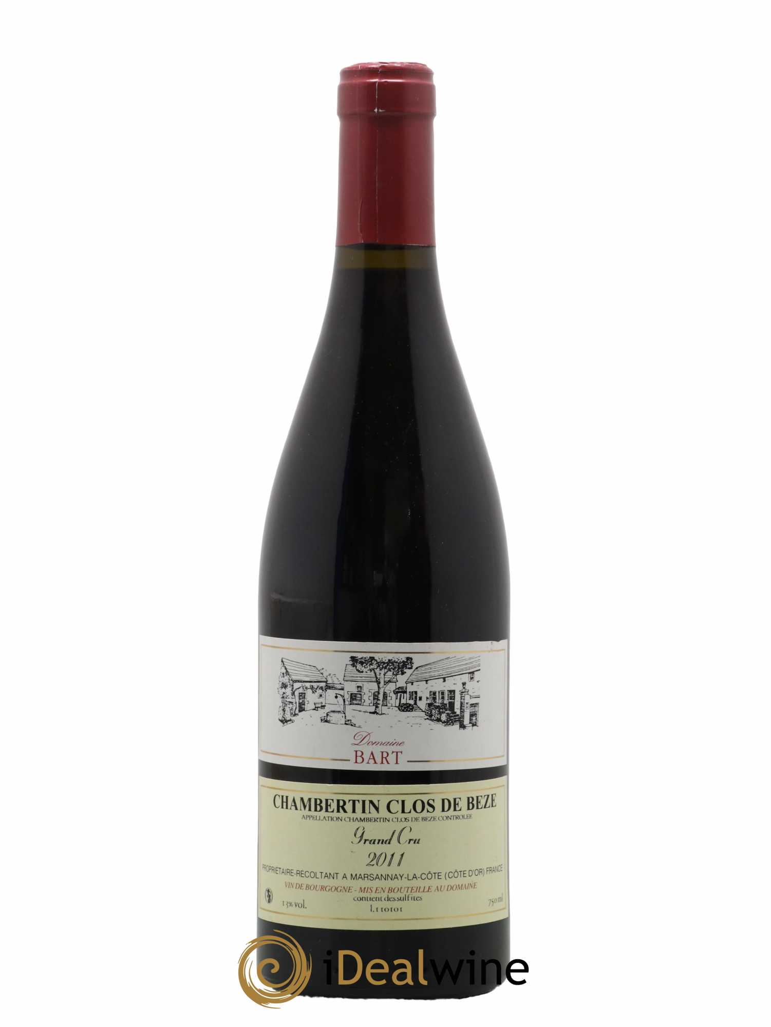 Chambertin Clos de Bèze Grand Cru Bart (Domaine) 2011 - Lot de 1 bouteille - 0