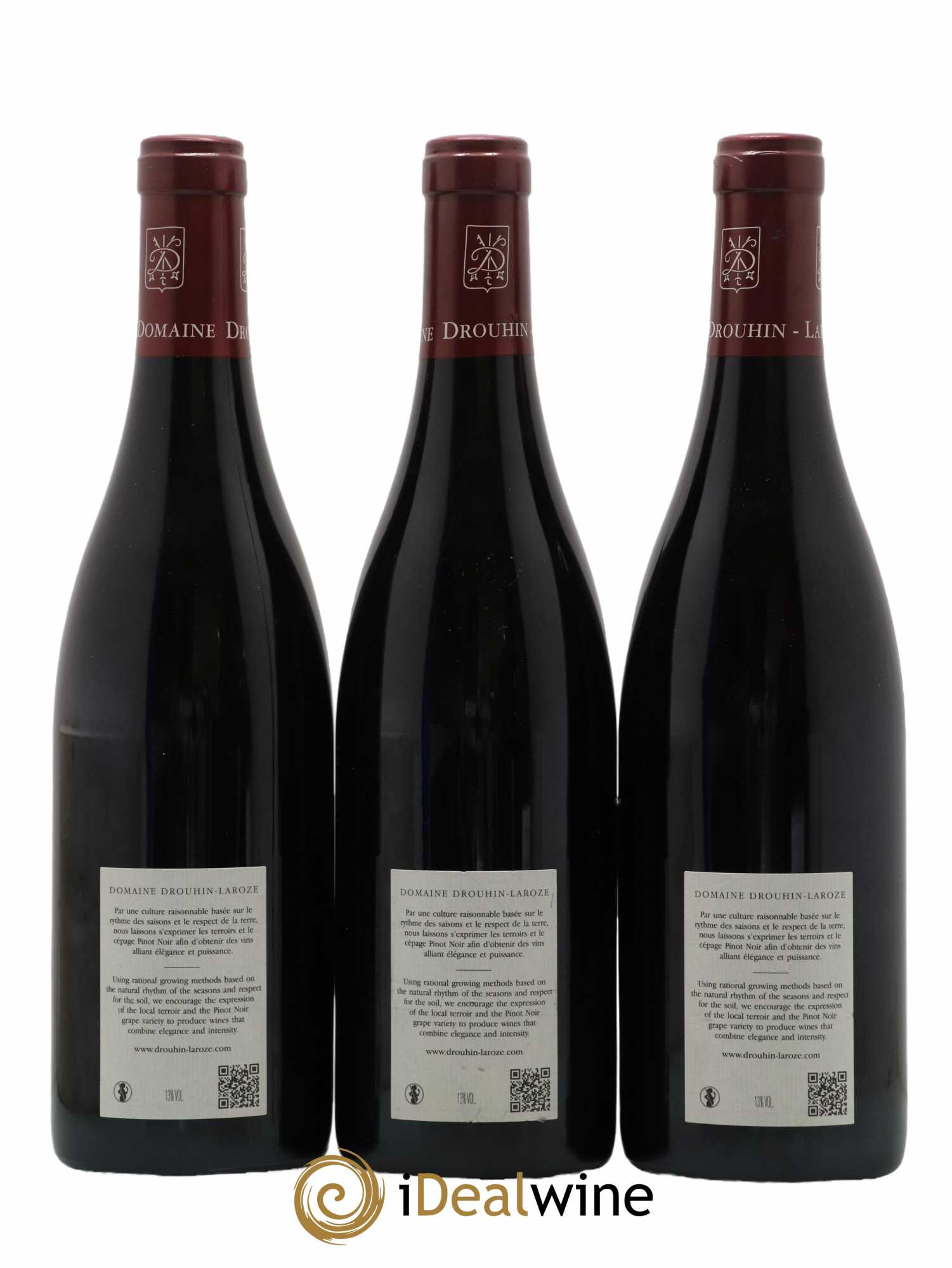 Latricières-Chambertin Grand Cru Domaine Drouhin-Laroze 2018 - Lot de 3 bouteilles - 1