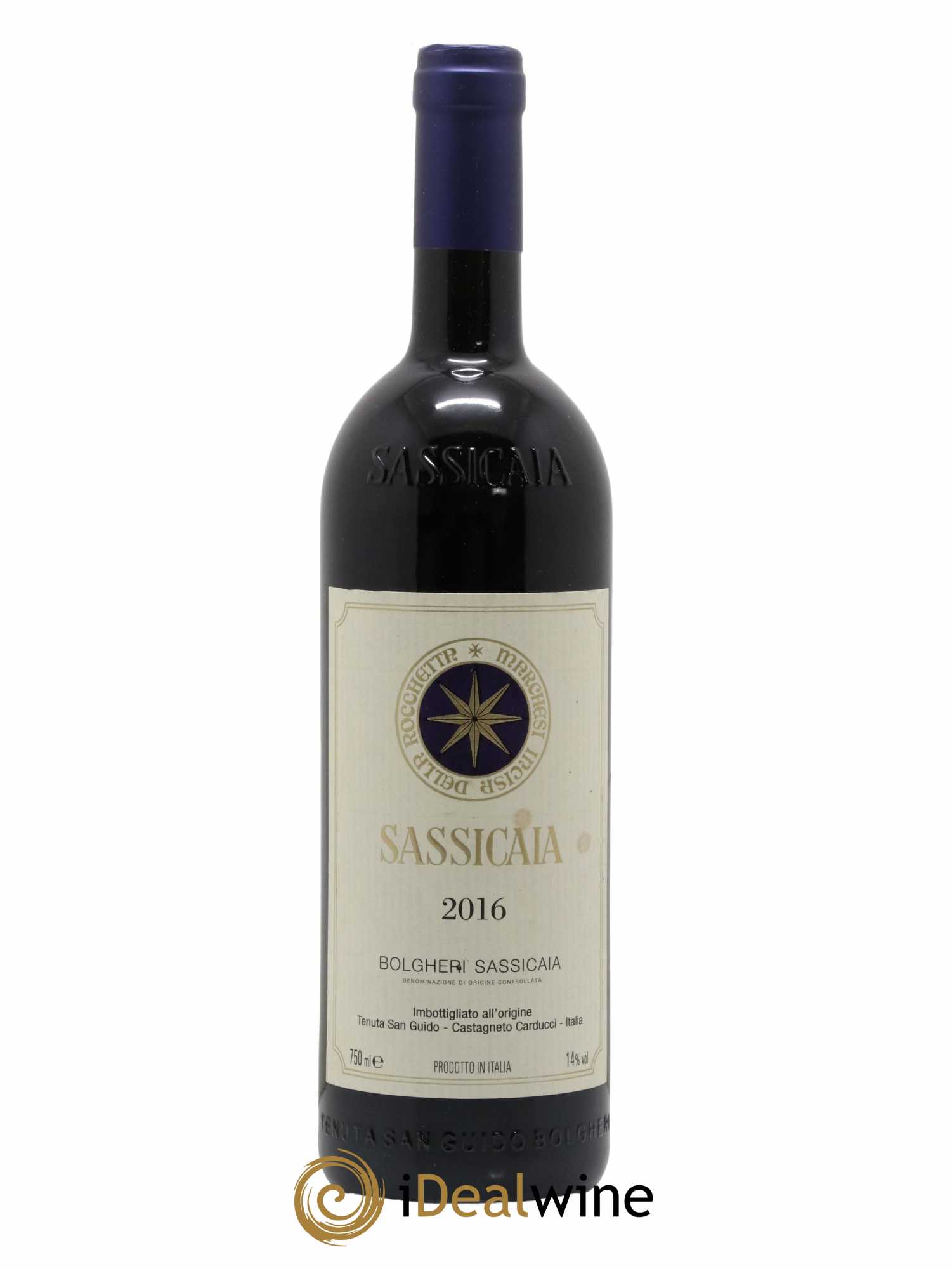 Bolgheri DOC Sassicaia Tenuta San Guido 2016 - Lot de 1 bouteille - 0