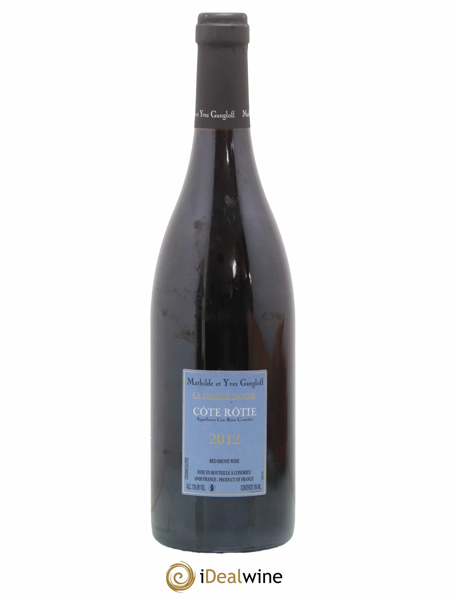 Côte-Rôtie La Sereine Noire Gangloff (Domaine) 2012 - Lot de 1 bouteille - 1