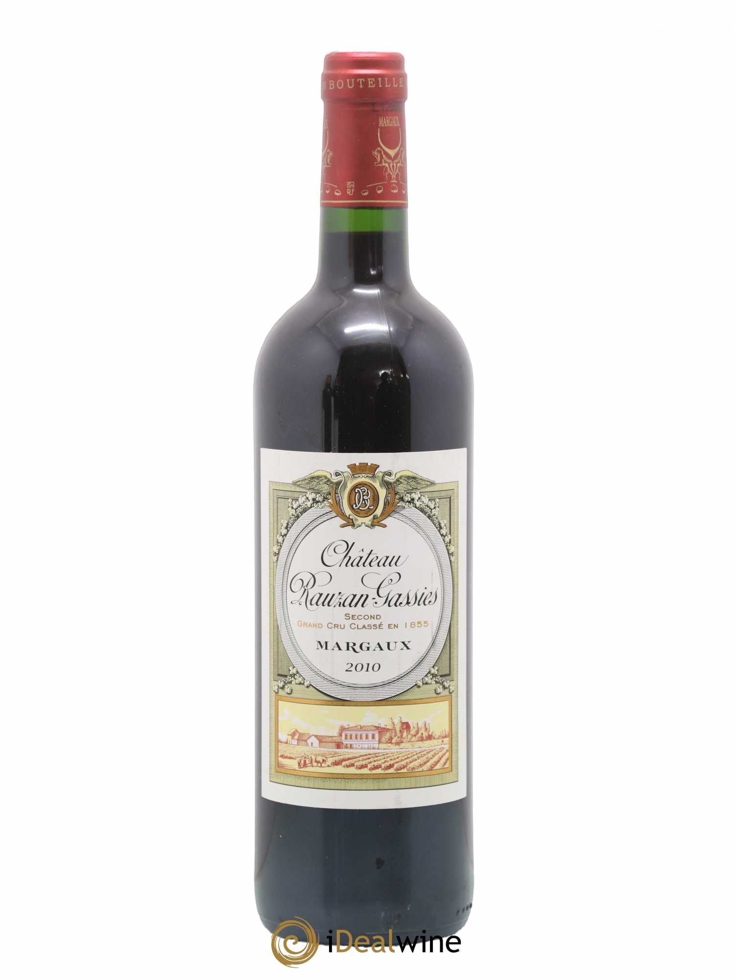 Château Rauzan-Gassies 2ème Grand Cru Classé 2010 - Lot de 1 bouteille - 0