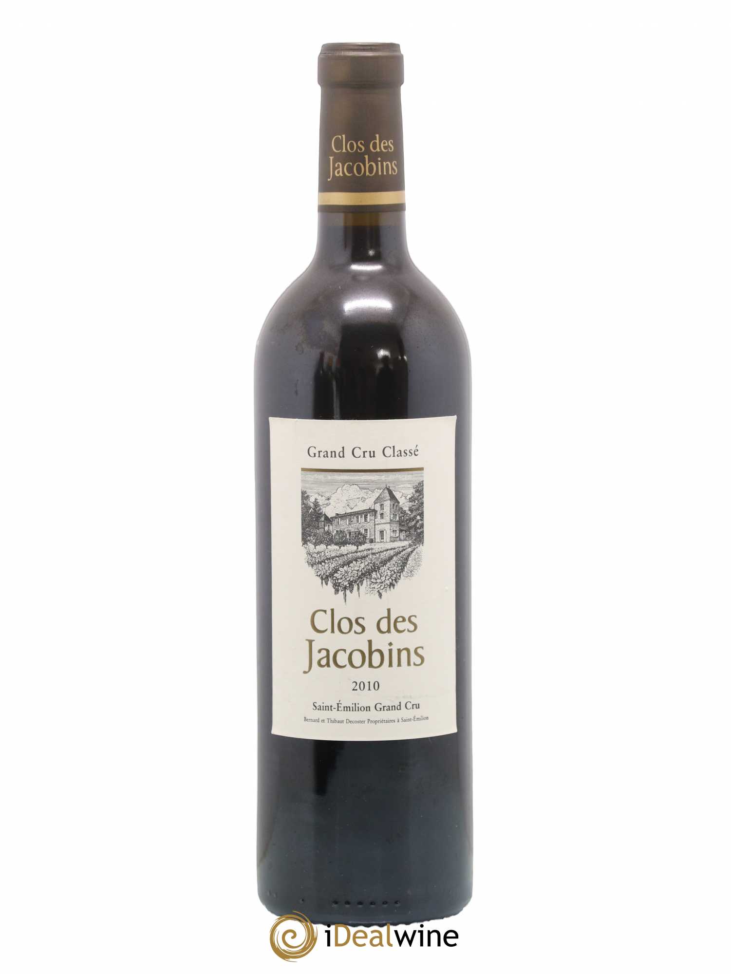 Château Clos des Jacobins Grand Cru Classé 2010 - Lot de 1 bouteille - 0