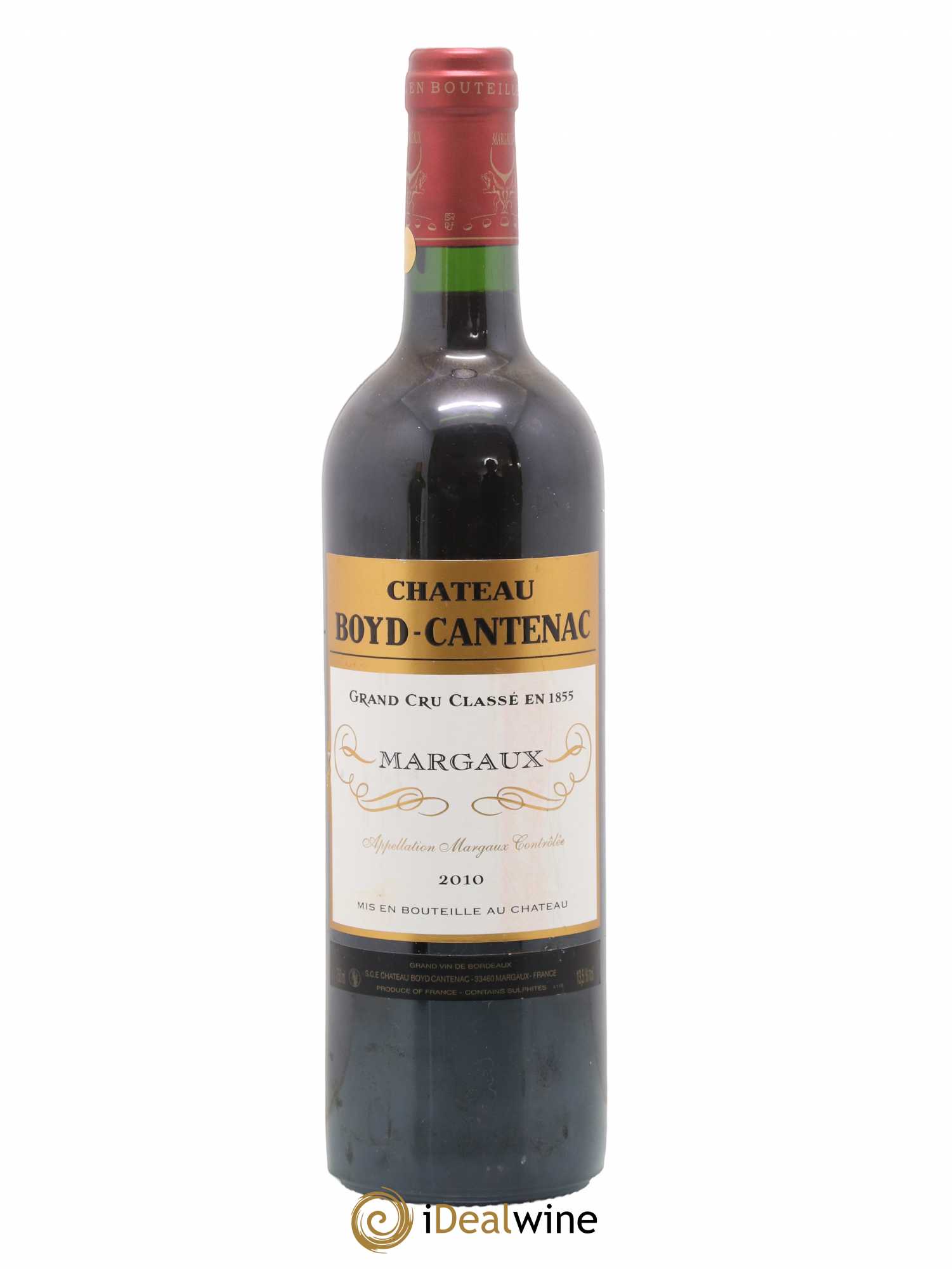 Château Boyd Cantenac 3ème Grand Cru Classé 2010 - Lot de 1 bouteille - 0