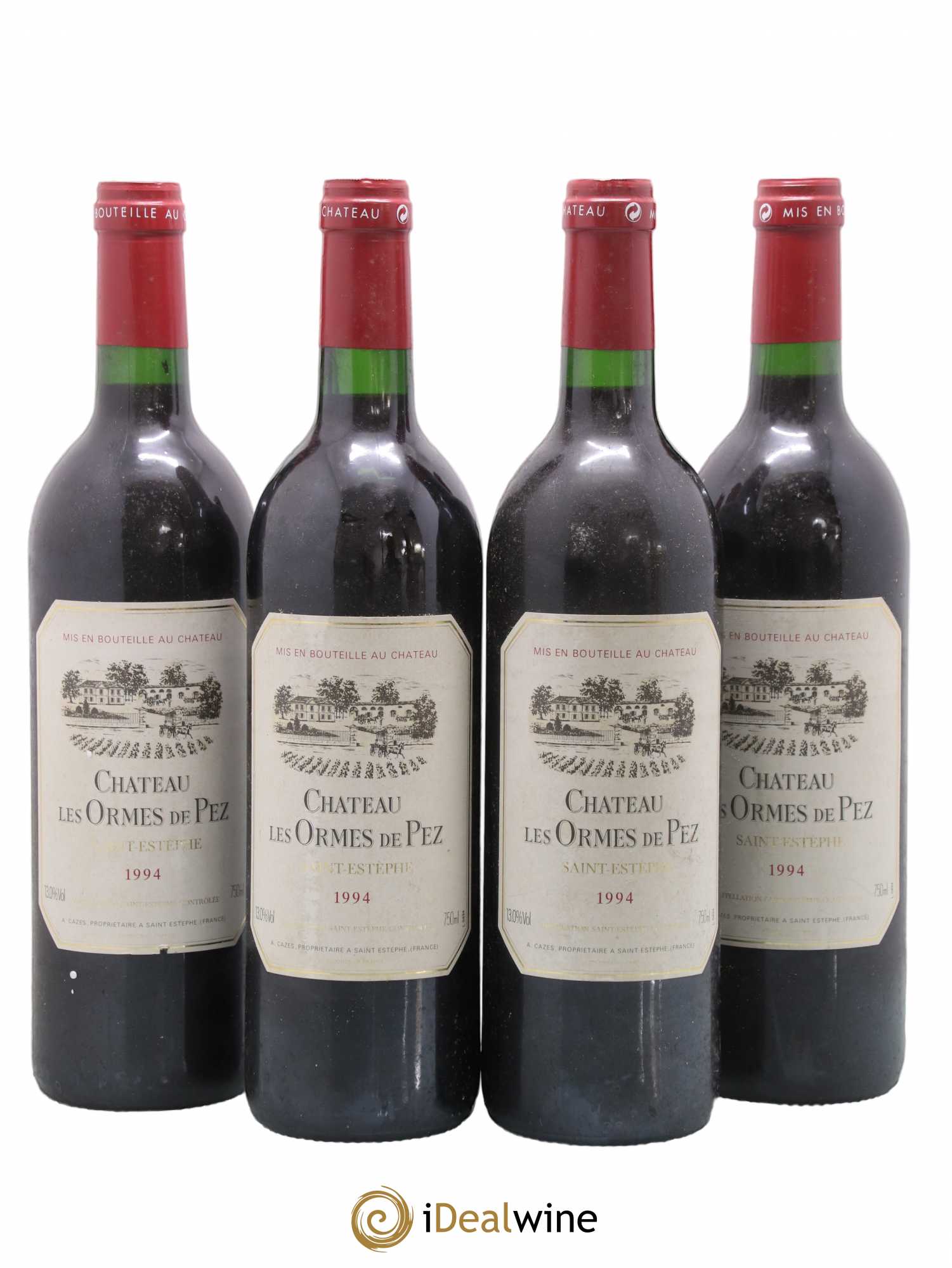 Château les Ormes de Pez (sans prix de réserve) 1994 - Lot de 4 bouteilles - 0