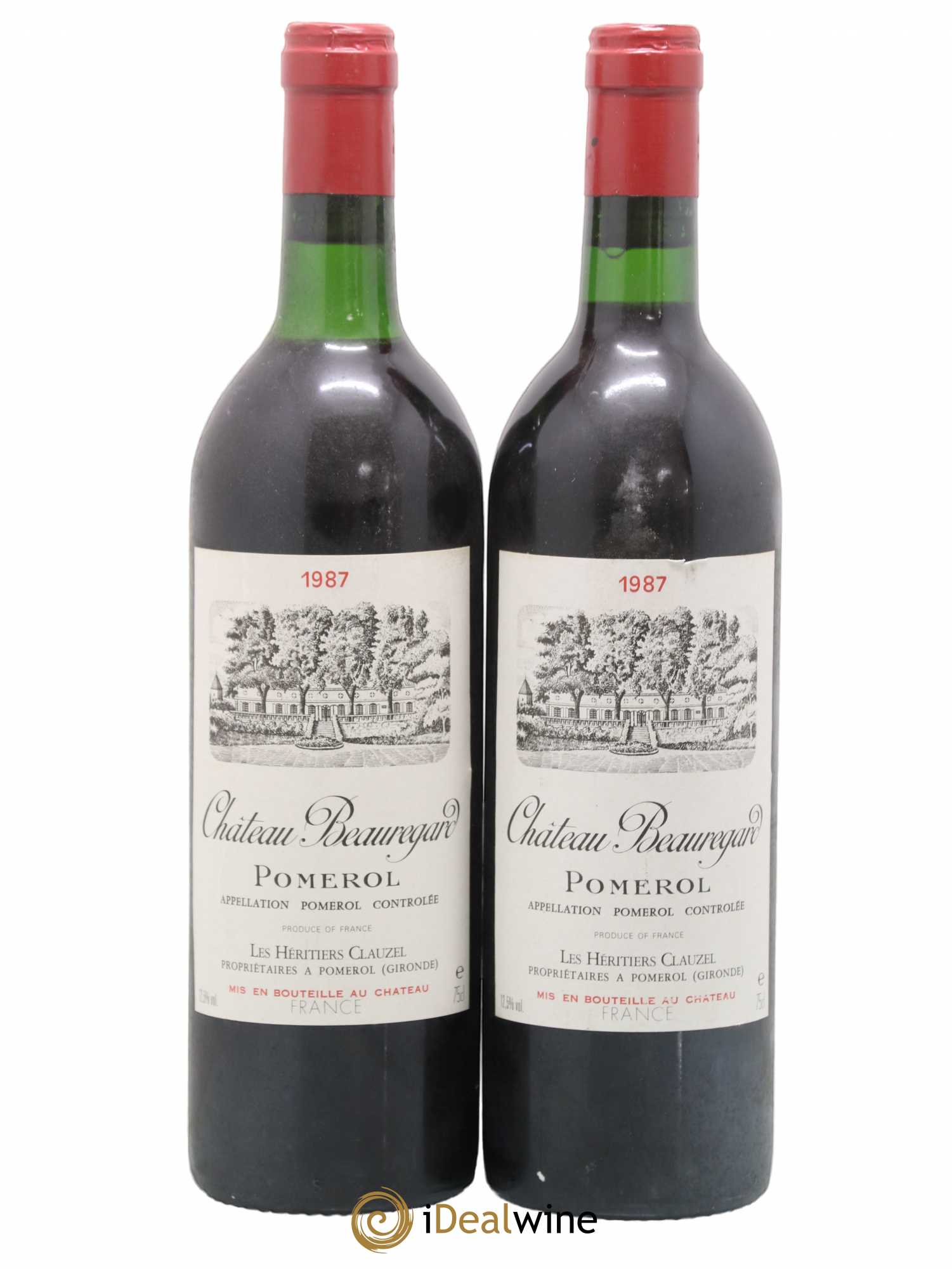 Château Beauregard (sans prix de réserve) 1987 - Lot de 2 bouteilles - 0